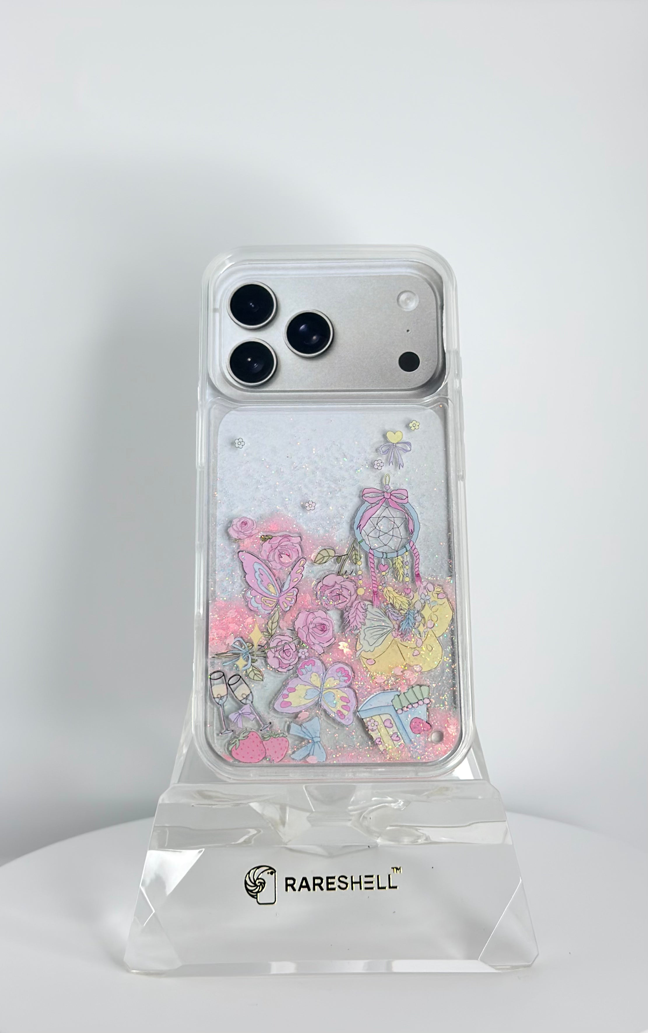 LumiCharm Liquid Glitter Case – iPhone 17 Pro