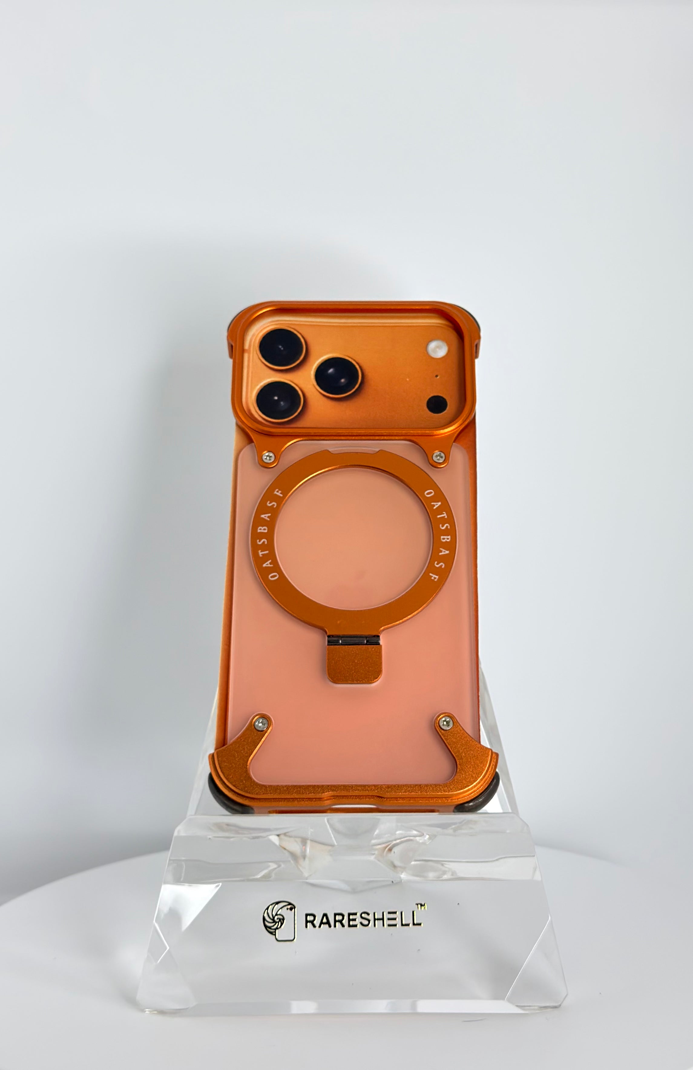 Oatsbasf Metal Frame Case with MagSafe – iPhone 17 Pro
