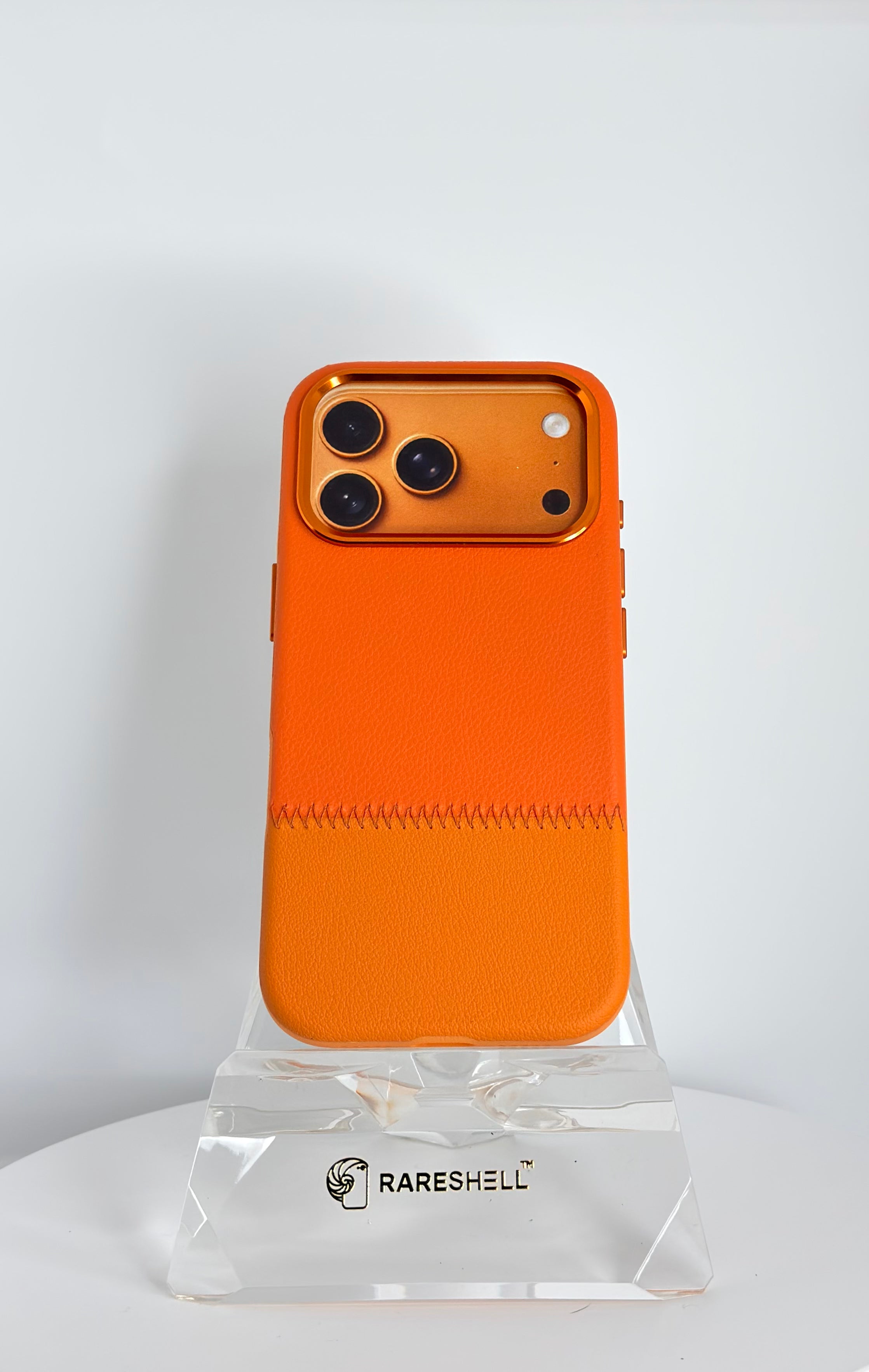 StitchTone Leather MagSafe Case – iPhone 17 Pro