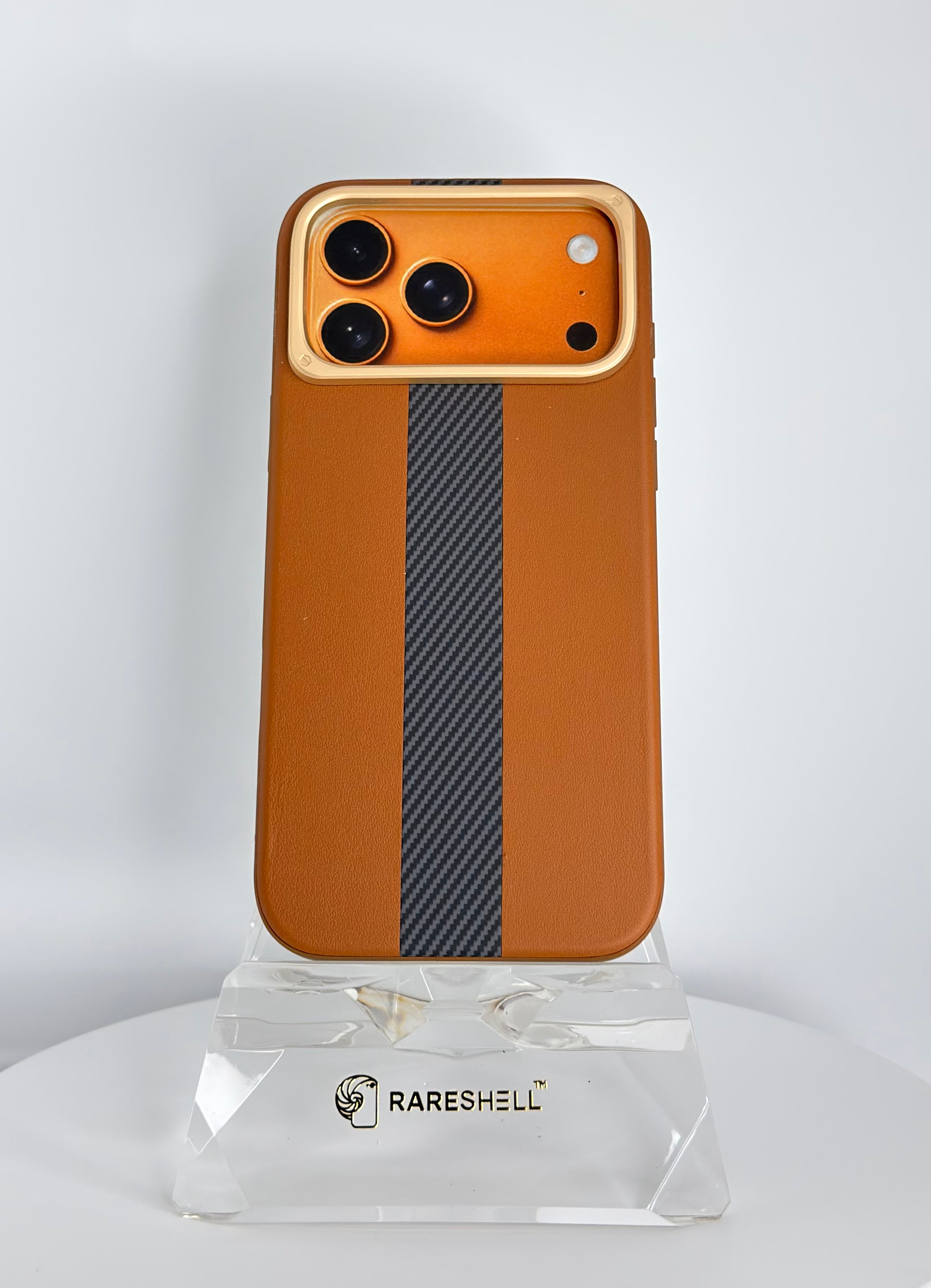 CarbonStripe Grip MagSafe Case – iPhone 17 Pro Max