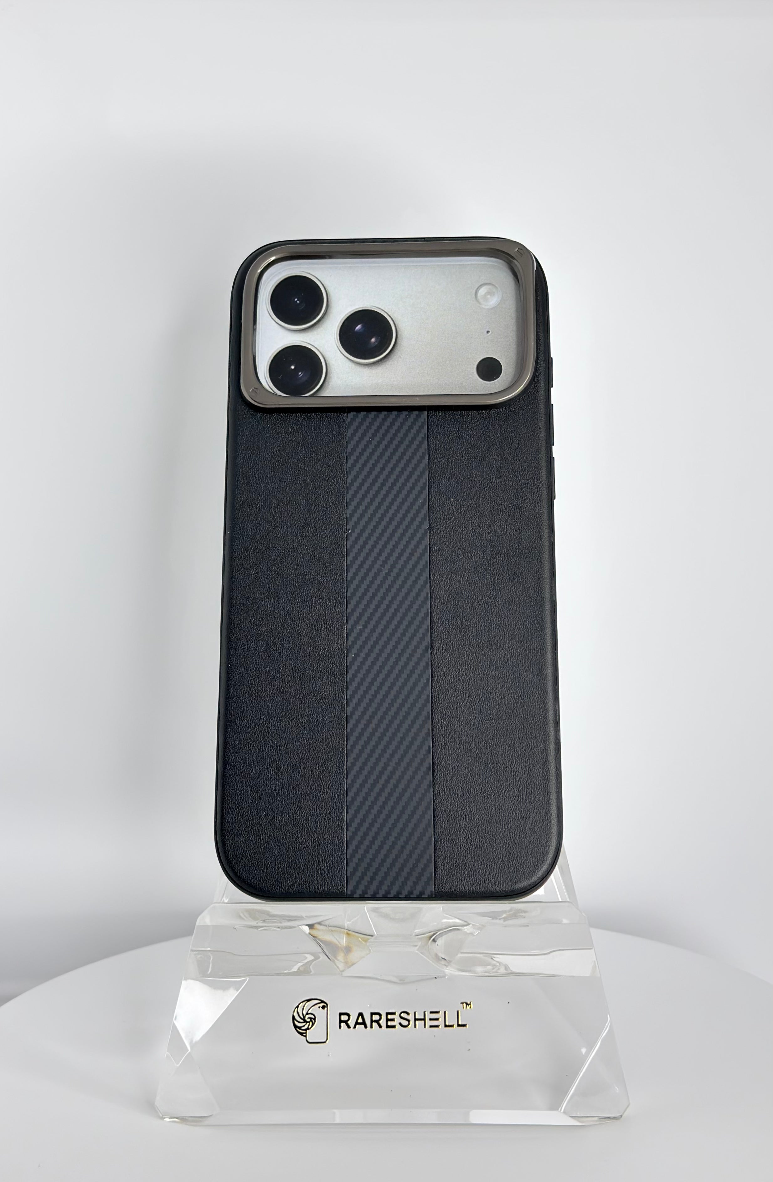 CarbonStripe Grip MagSafe Case – iPhone 17 Pro Max