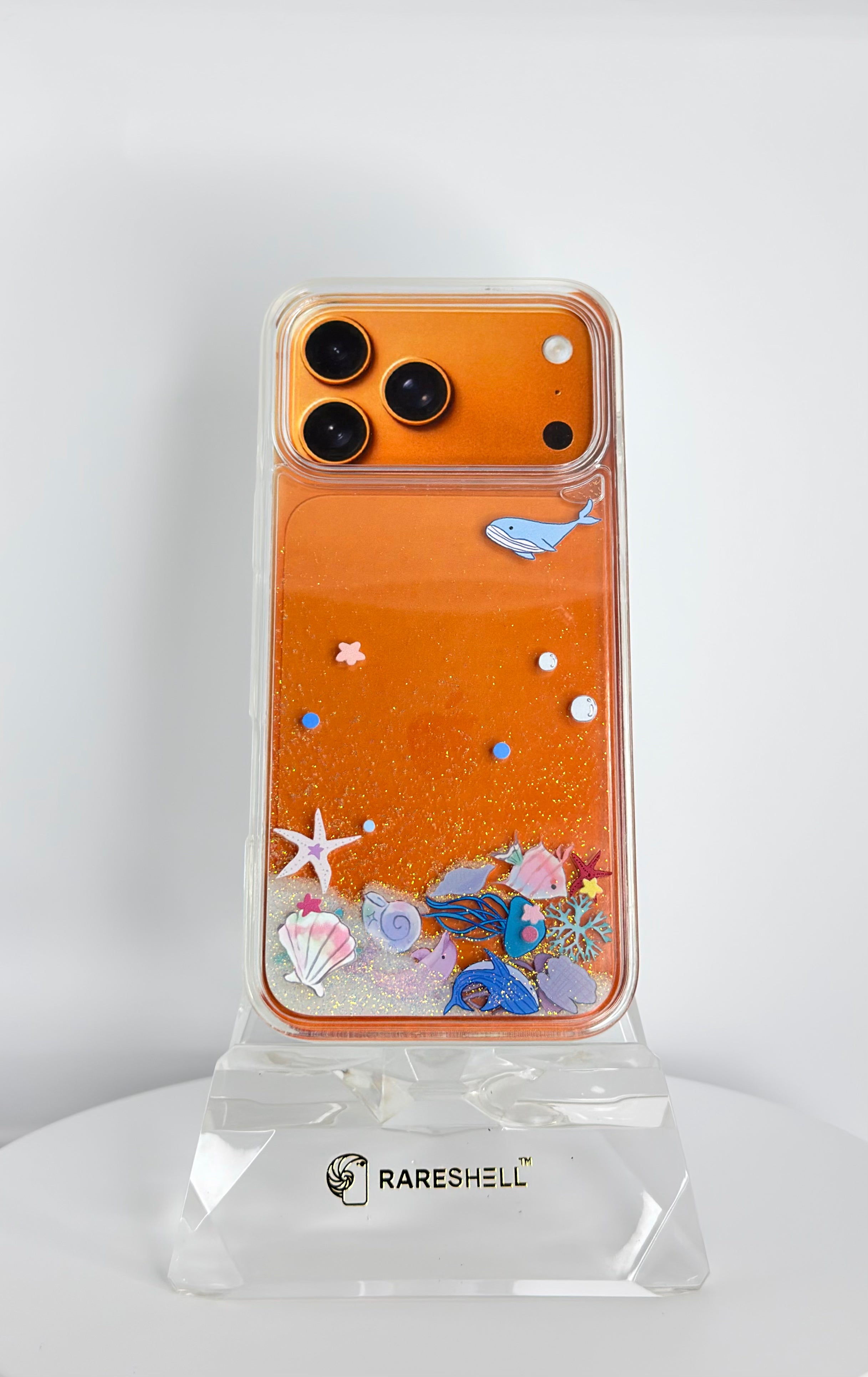 LumiCharm Liquid Glitter Case – iPhone 17 Pro Max