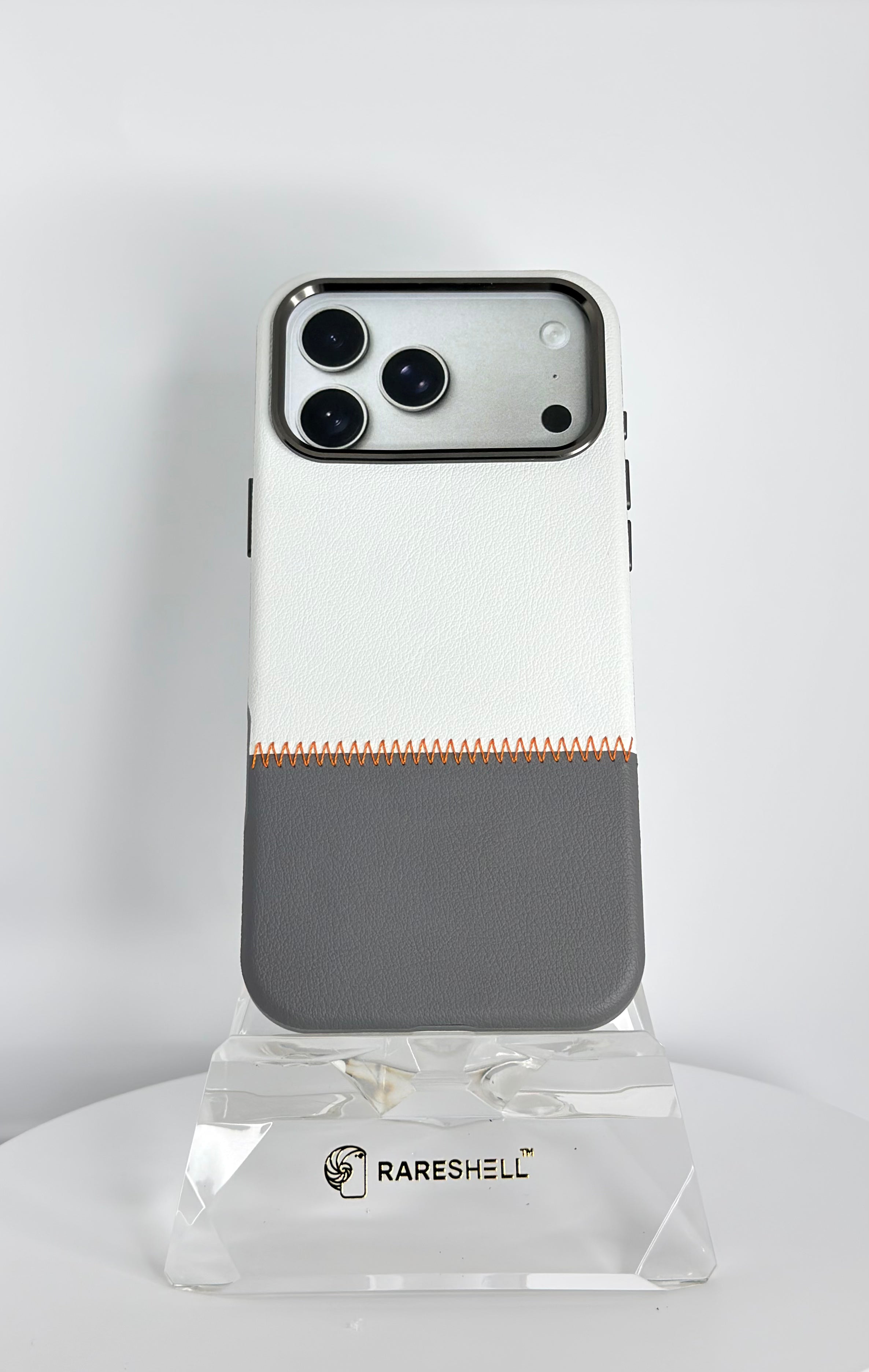 StitchTone Leather MagSafe Case – iPhone 17 Pro Max