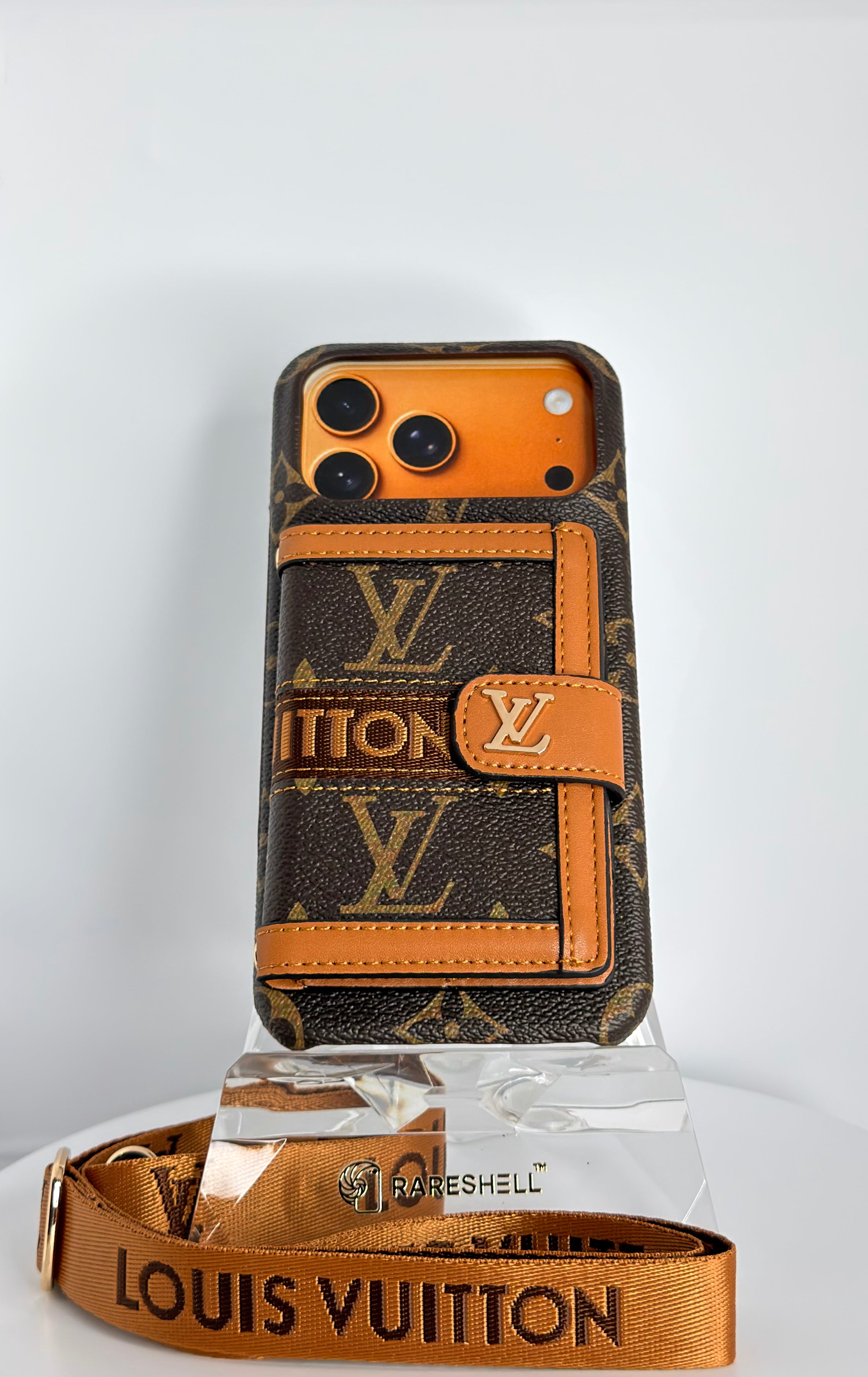 Luxury Strap Wallet Case – iPhone 17 Pro Max