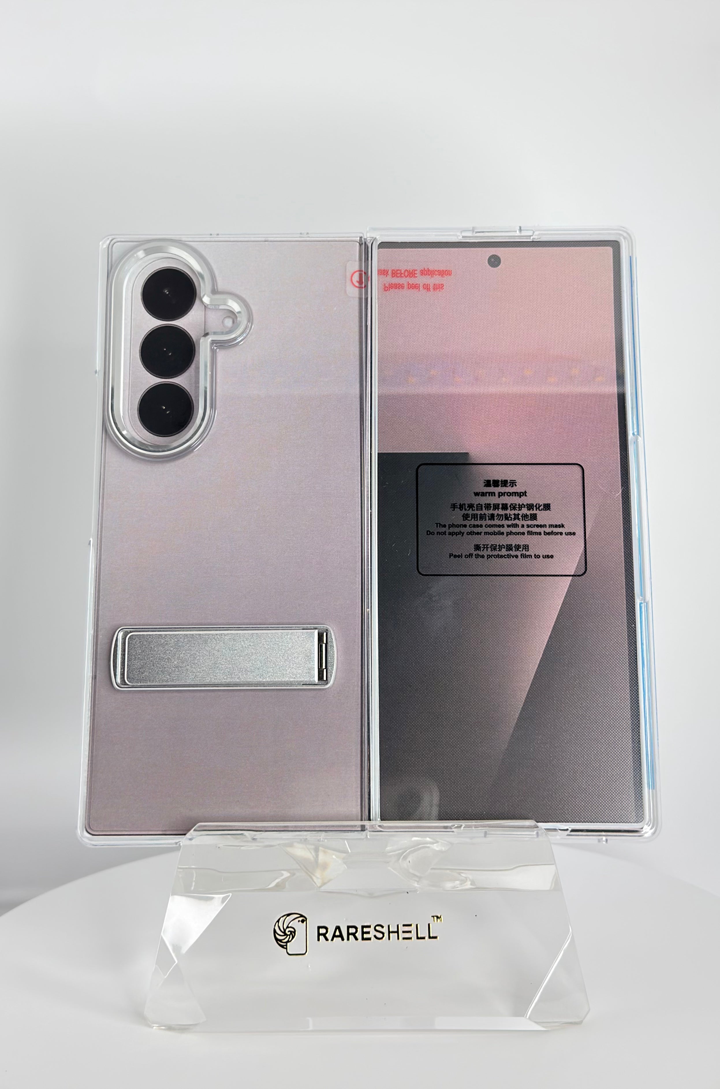 Clear Stand Case – Galaxy Z Fold 7