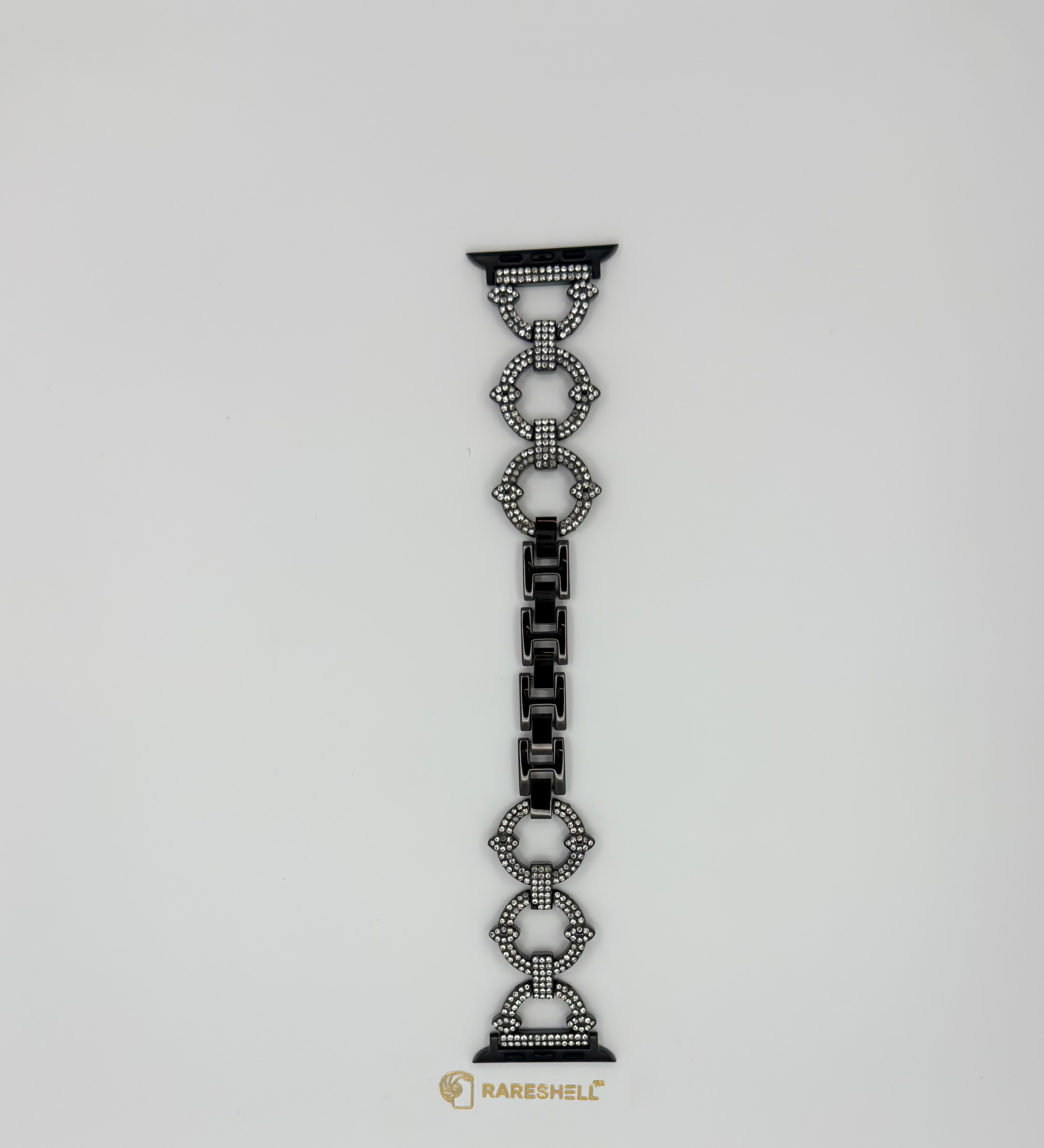 Luxe Crystal Steel Apple Watch Strap (42/44/45/46/49mm)