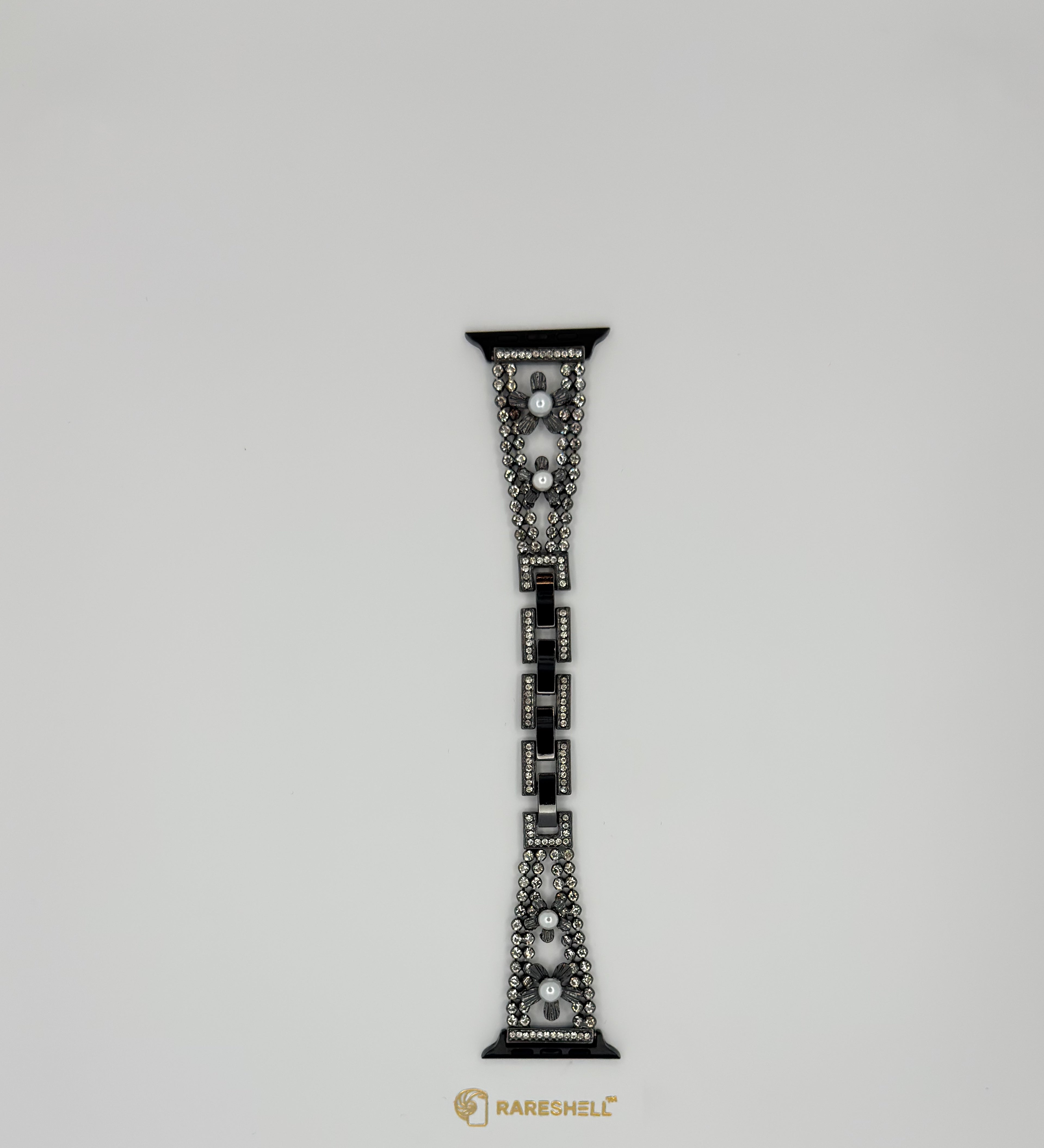 Luxe Crystal Steel Apple Watch Strap (42/44/45/46/49mm)