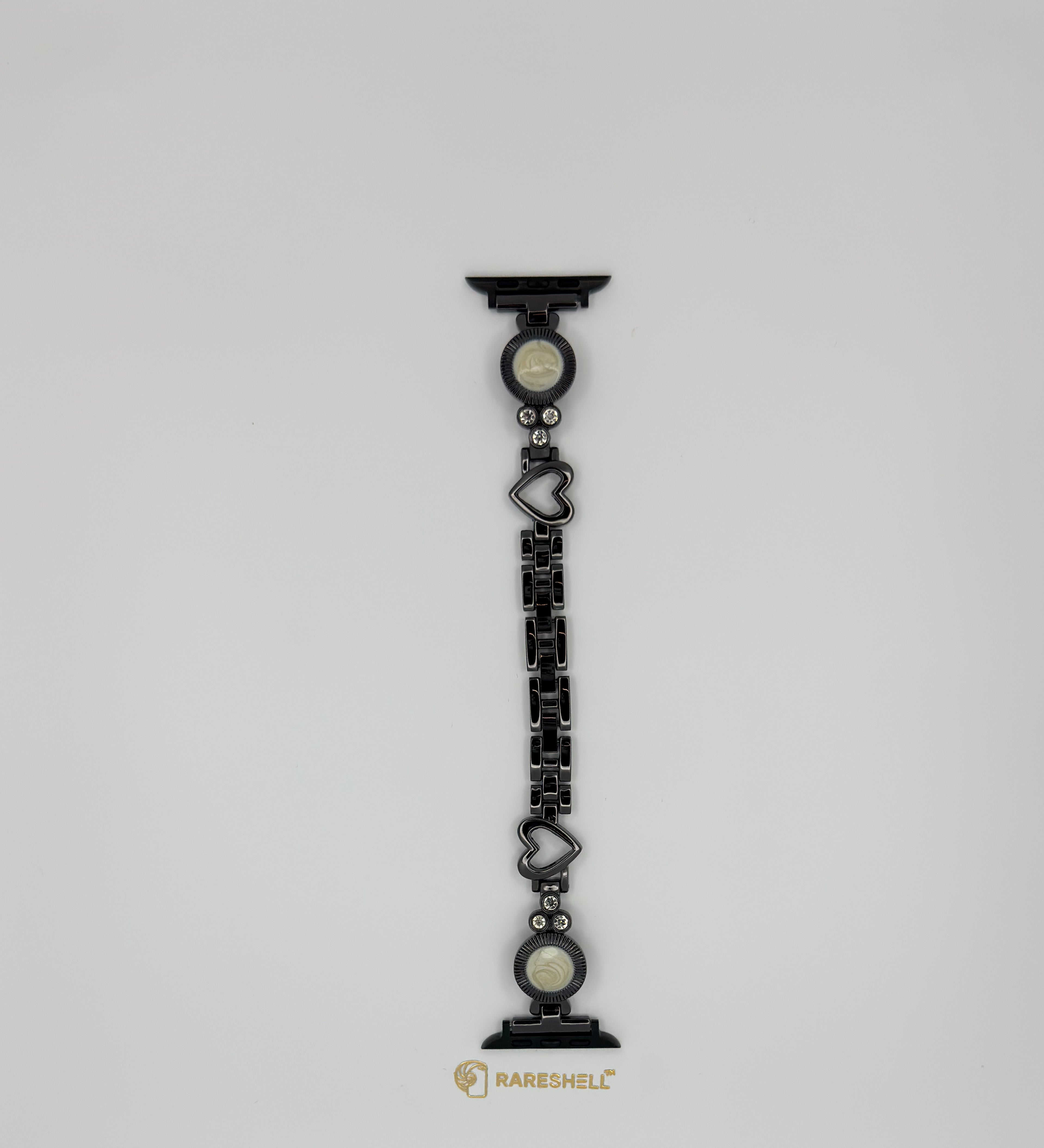 Luxe Crystal Steel Apple Watch Strap (42/44/45/46/49mm)