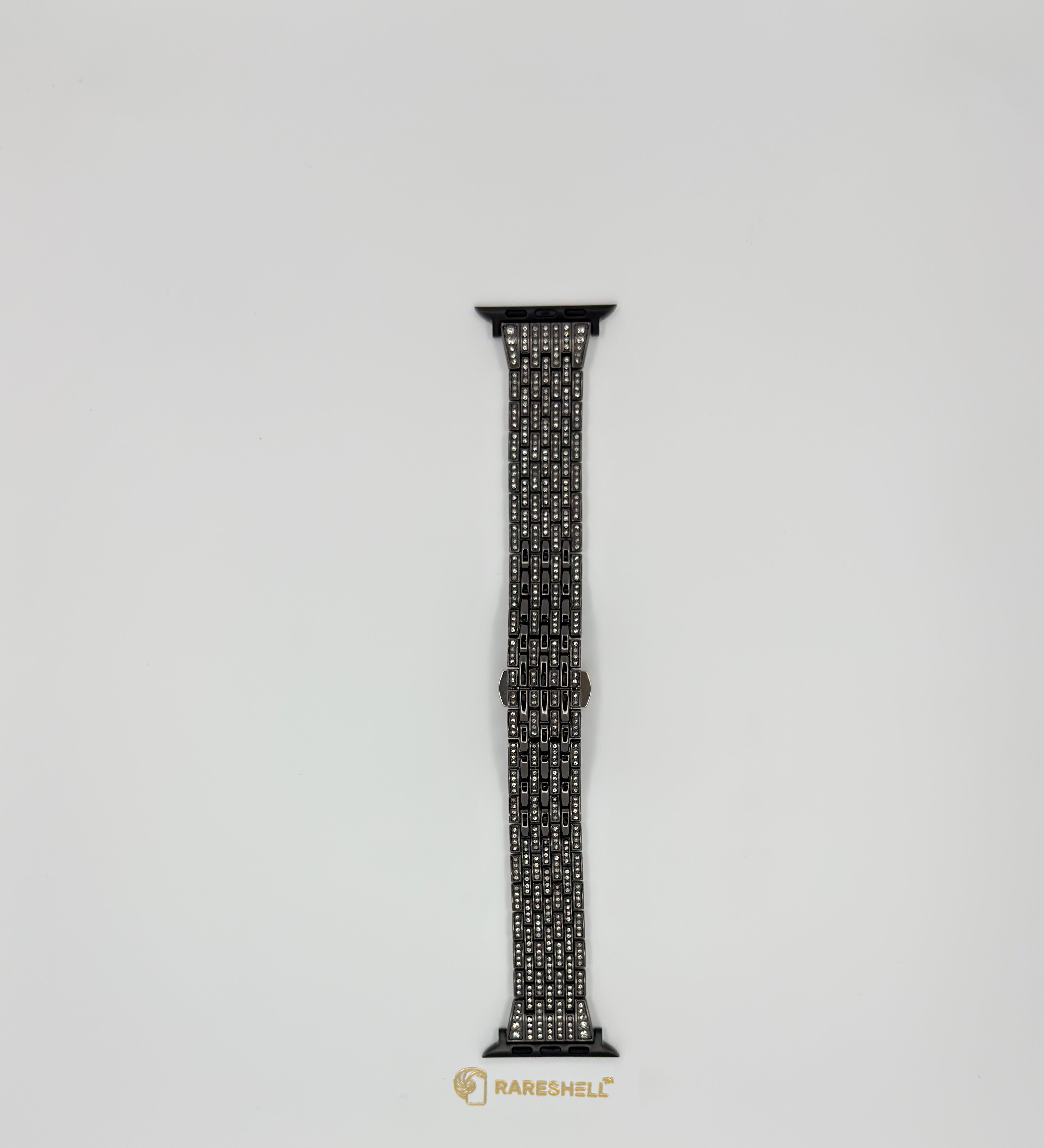 Luxe Crystal Steel Apple Watch Strap (42/44/45/46/49mm)