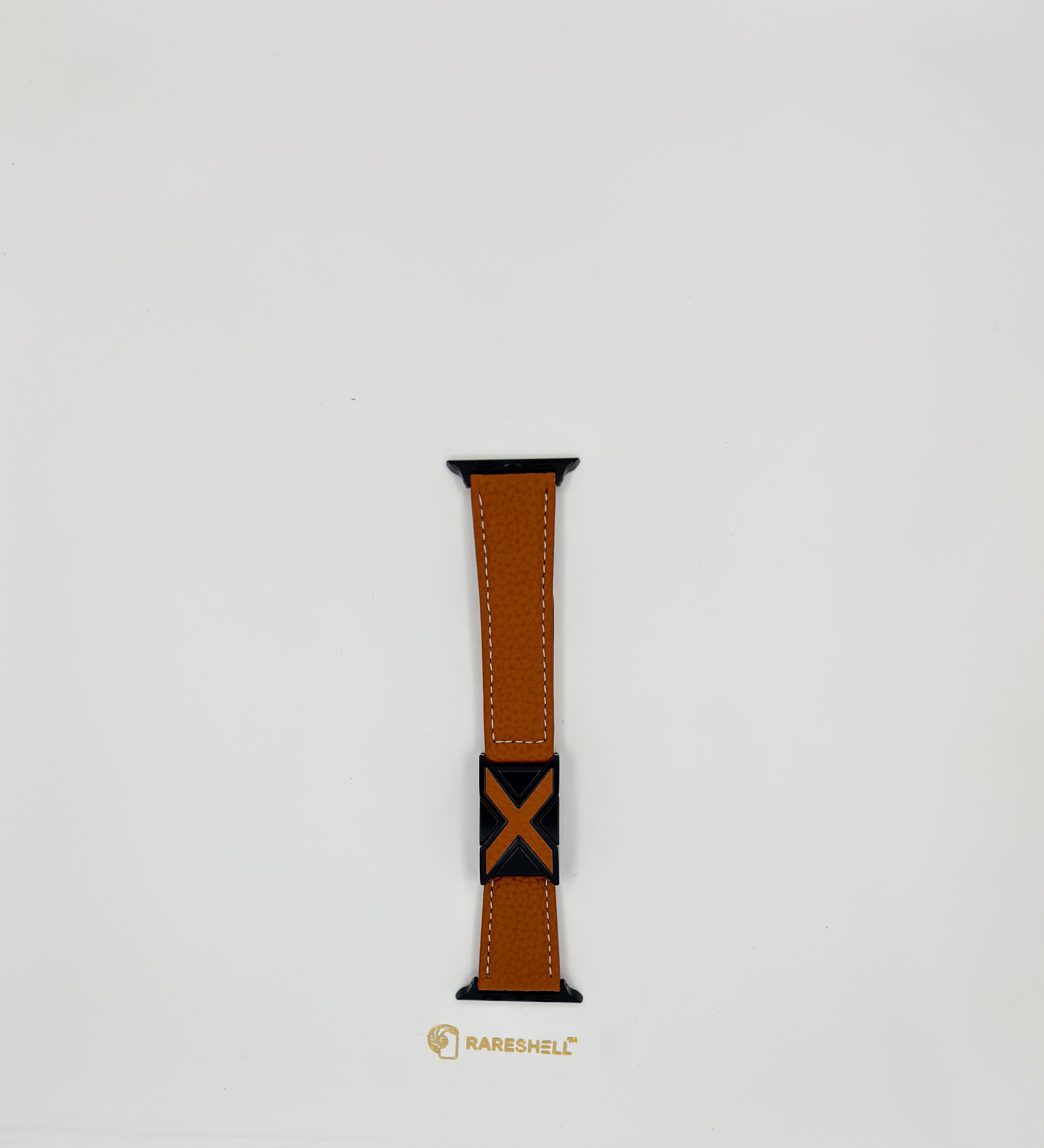 CrossLock Leather Apple Watch Strap (42/44/45/46/49mm)