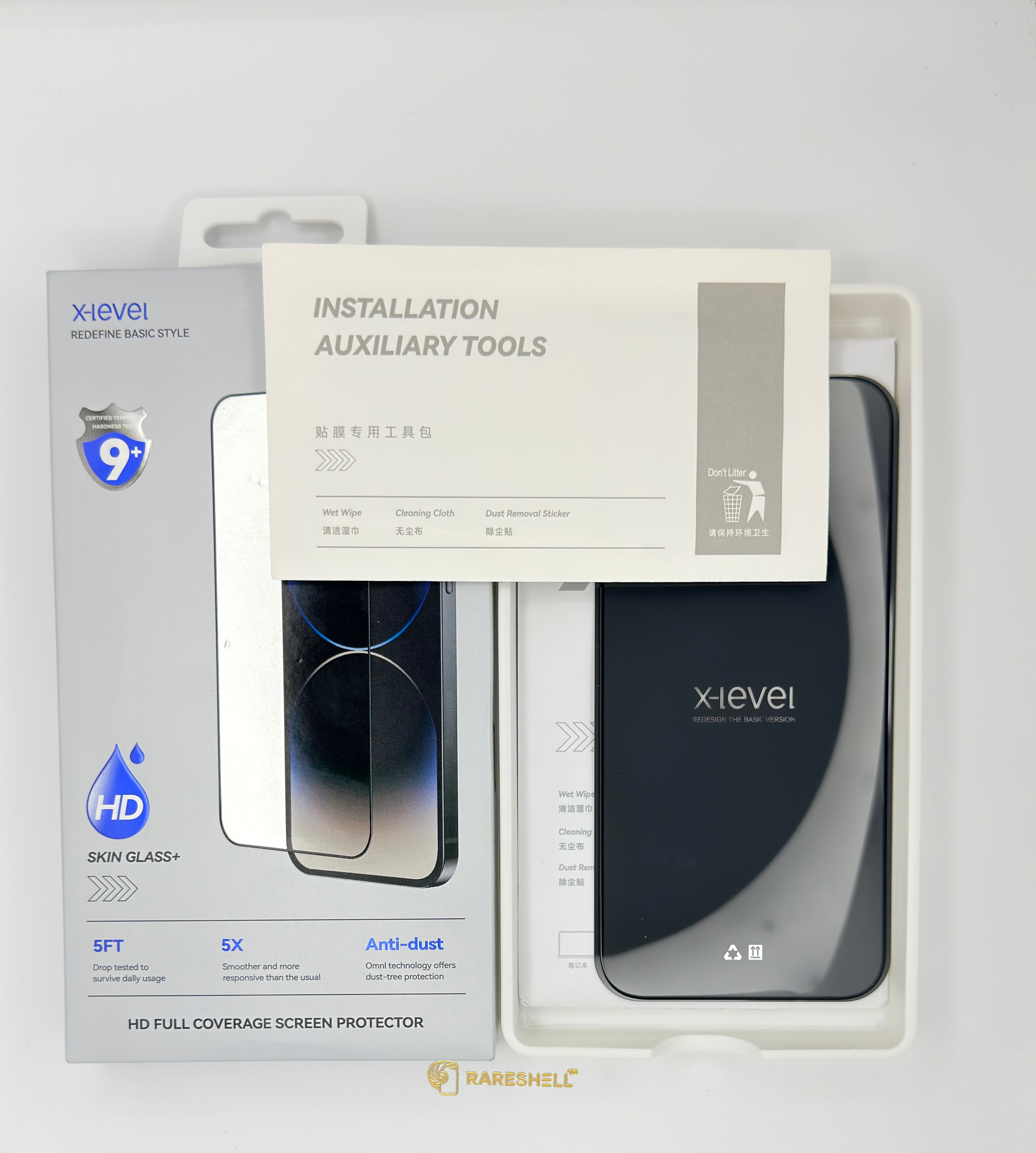 X-Level HD Skin Glass+ Screen Protector - iPhone Series