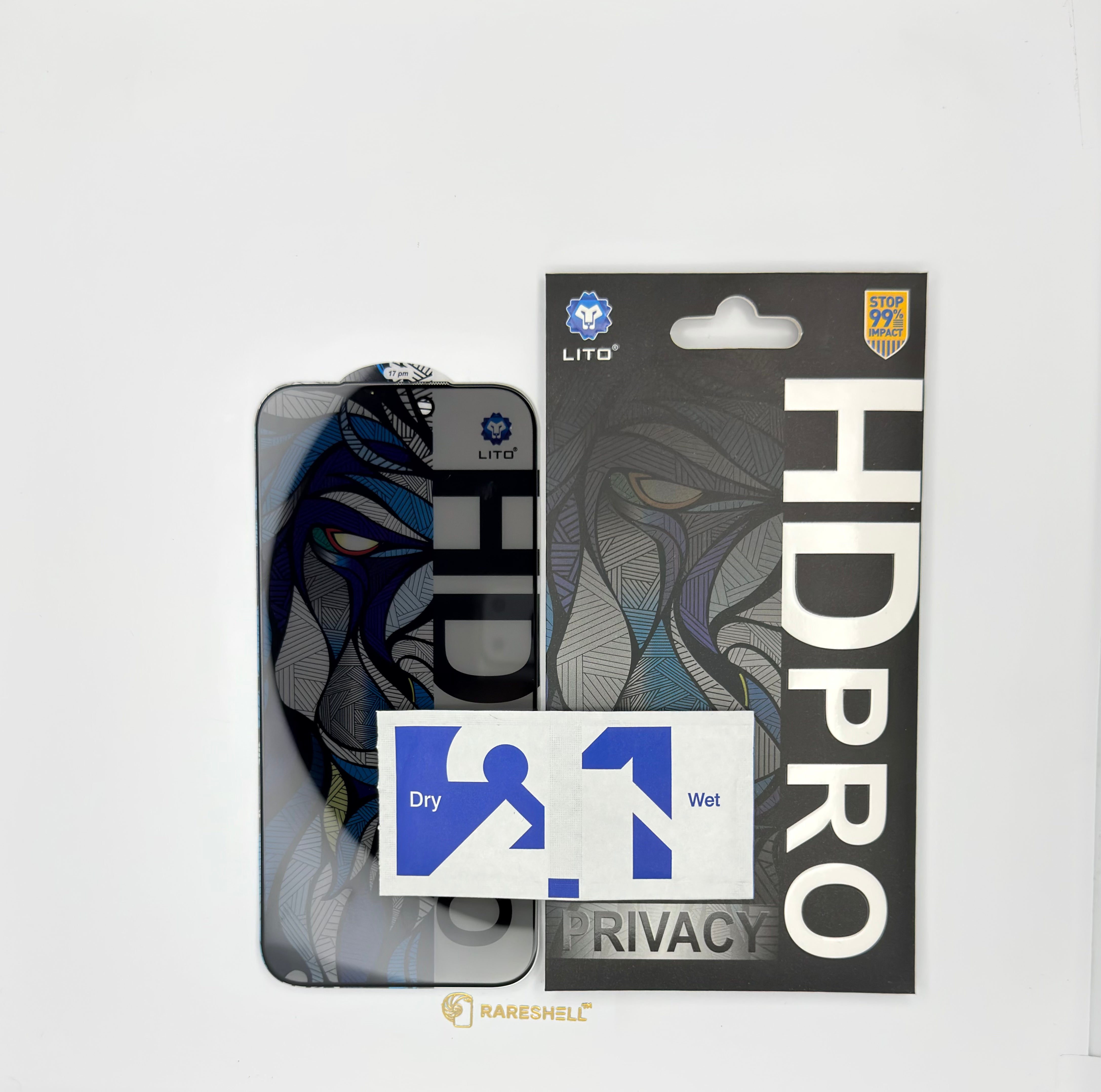 LITO HD Privacy Tempered Glass - 14 Series to 17 Series