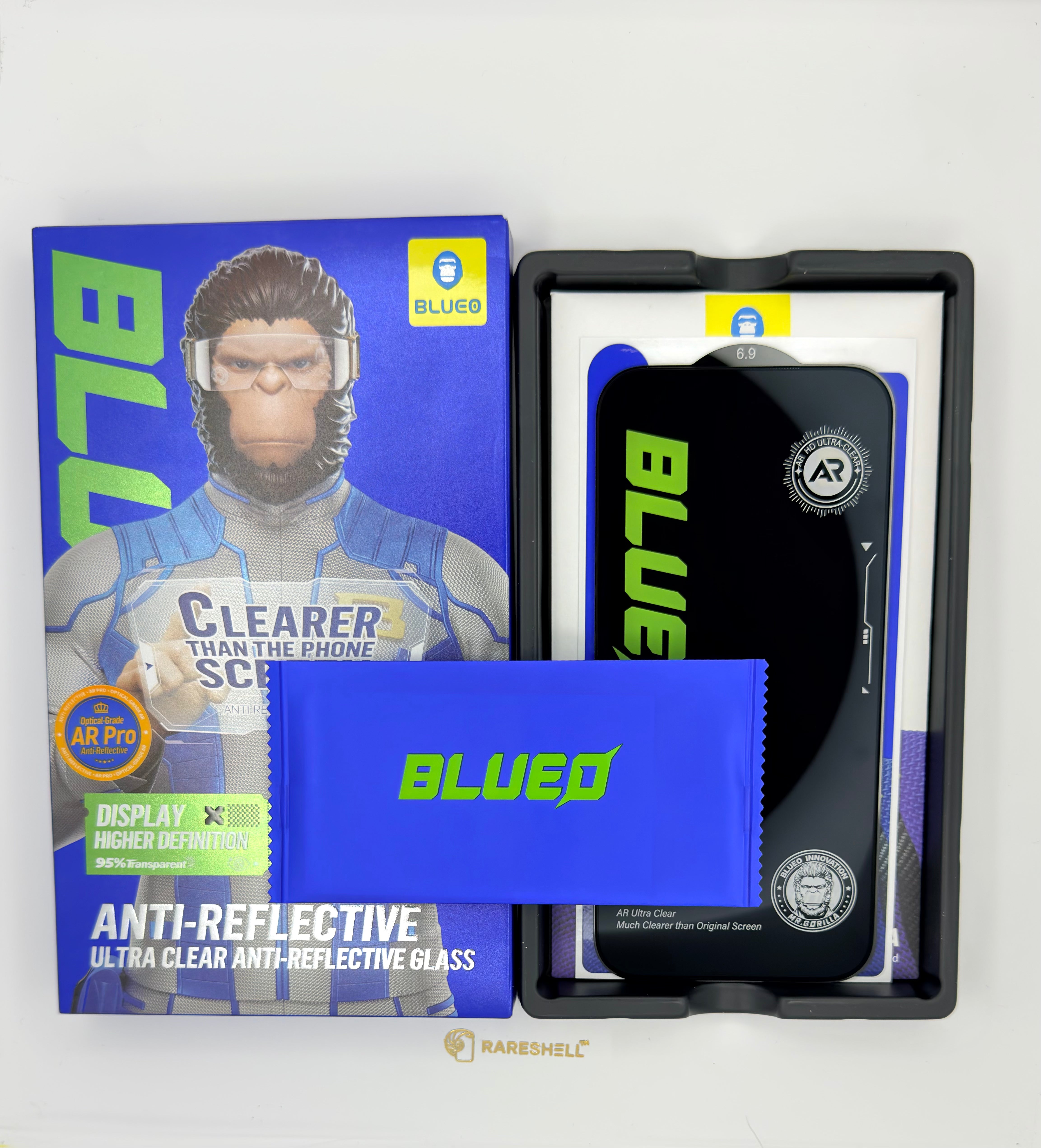BLUEO Ultra Clear Anti-Reflective Glass - 14 Series to 17 Series
