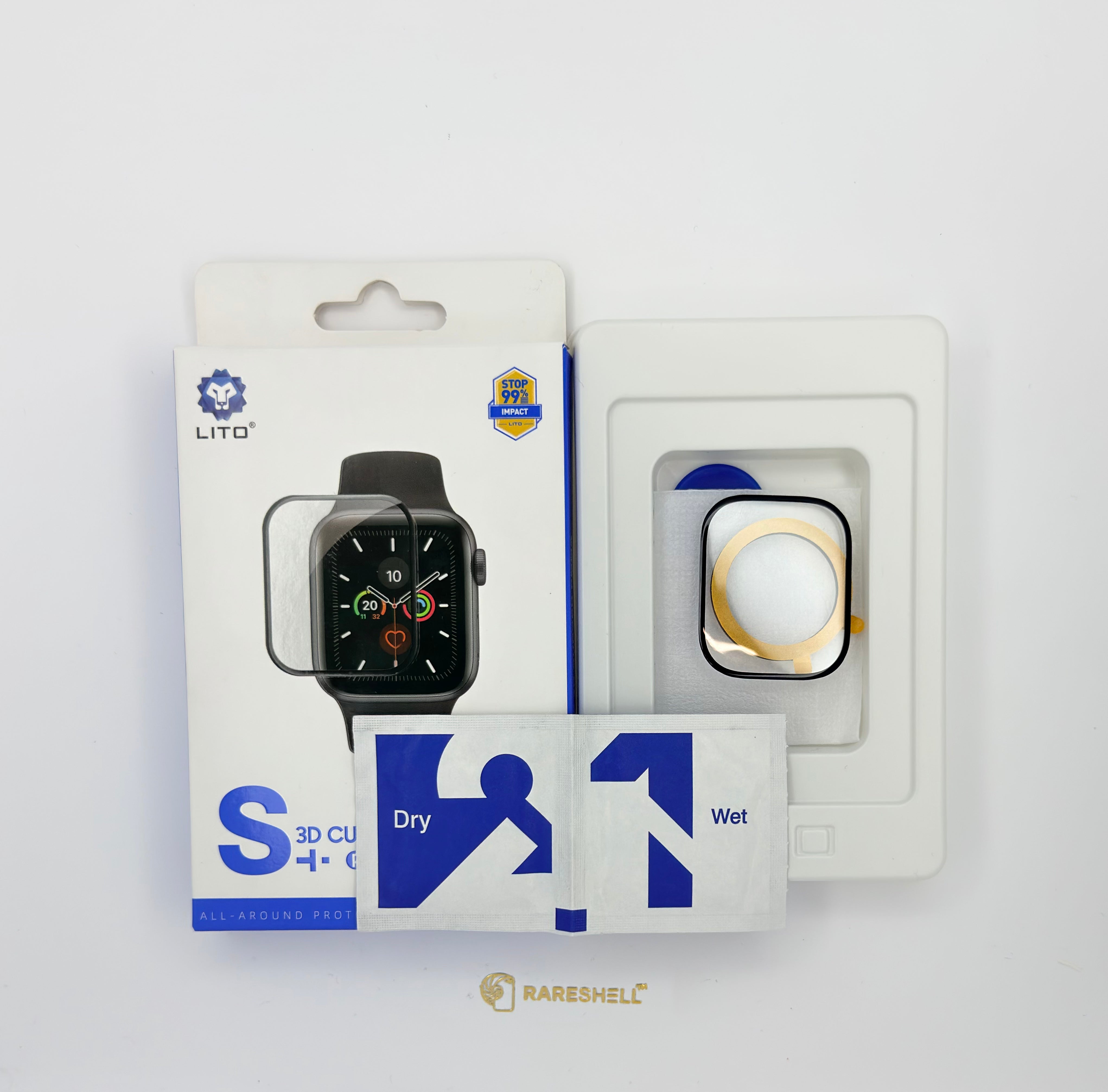 LITO S+ 3D Curved Apple Watch Screen Protector (38-49mm)