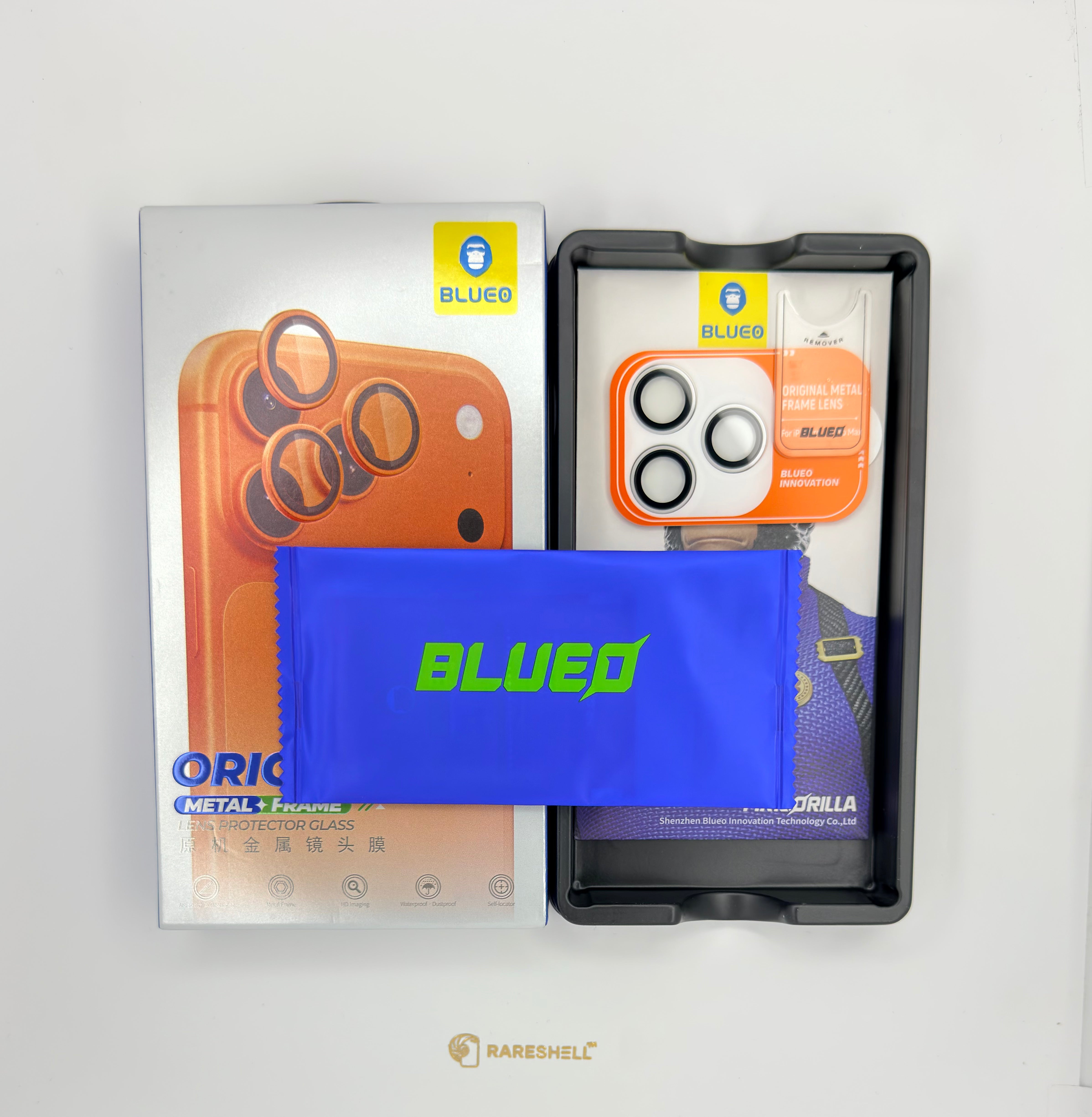 BLUEO Metal Frame Lens Protector - iPhone 16 Pro / 16 Pro Max