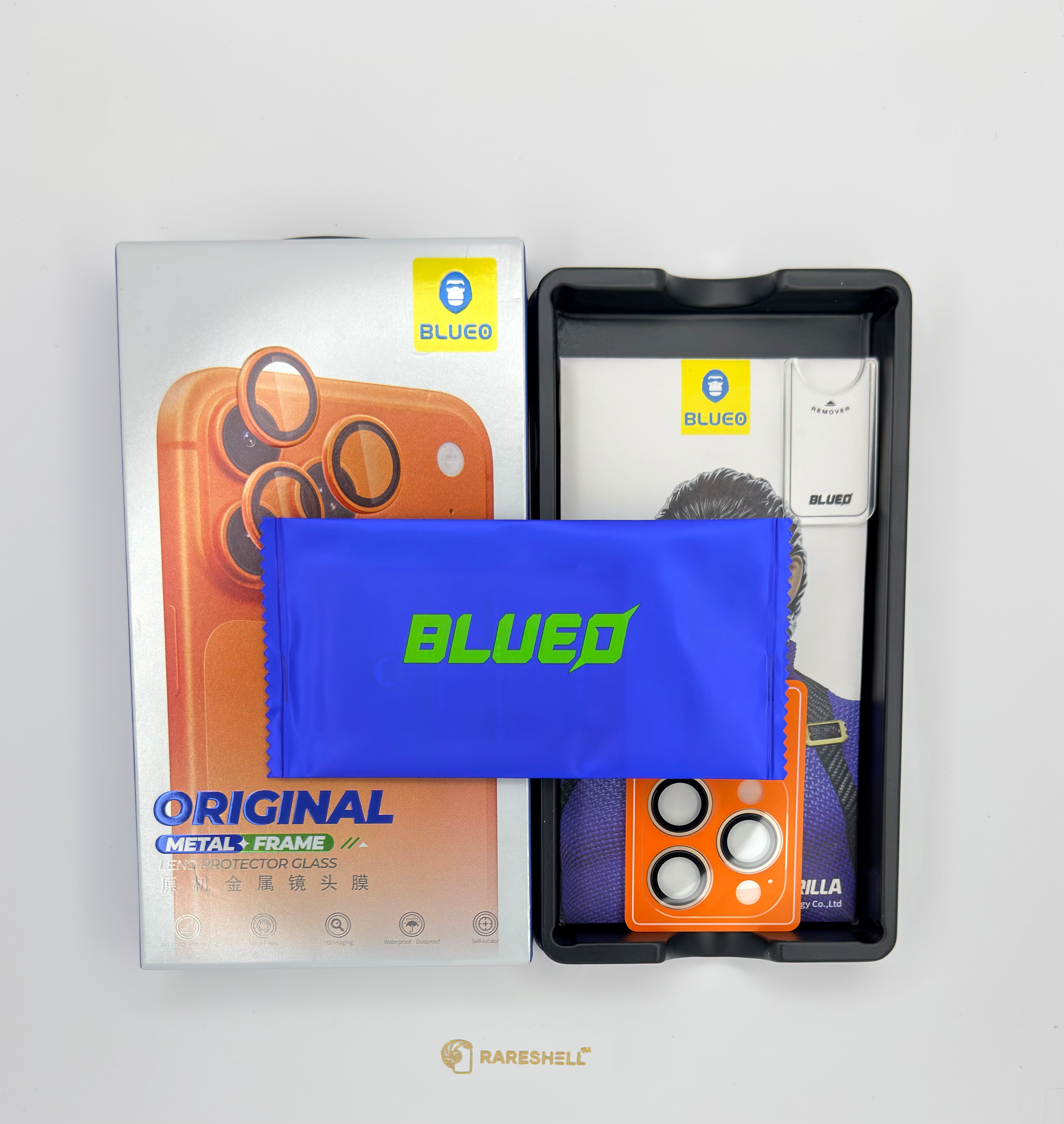 BLUEO Metal Frame Lens Protector - iPhone 15 Pro / 15 Pro Max