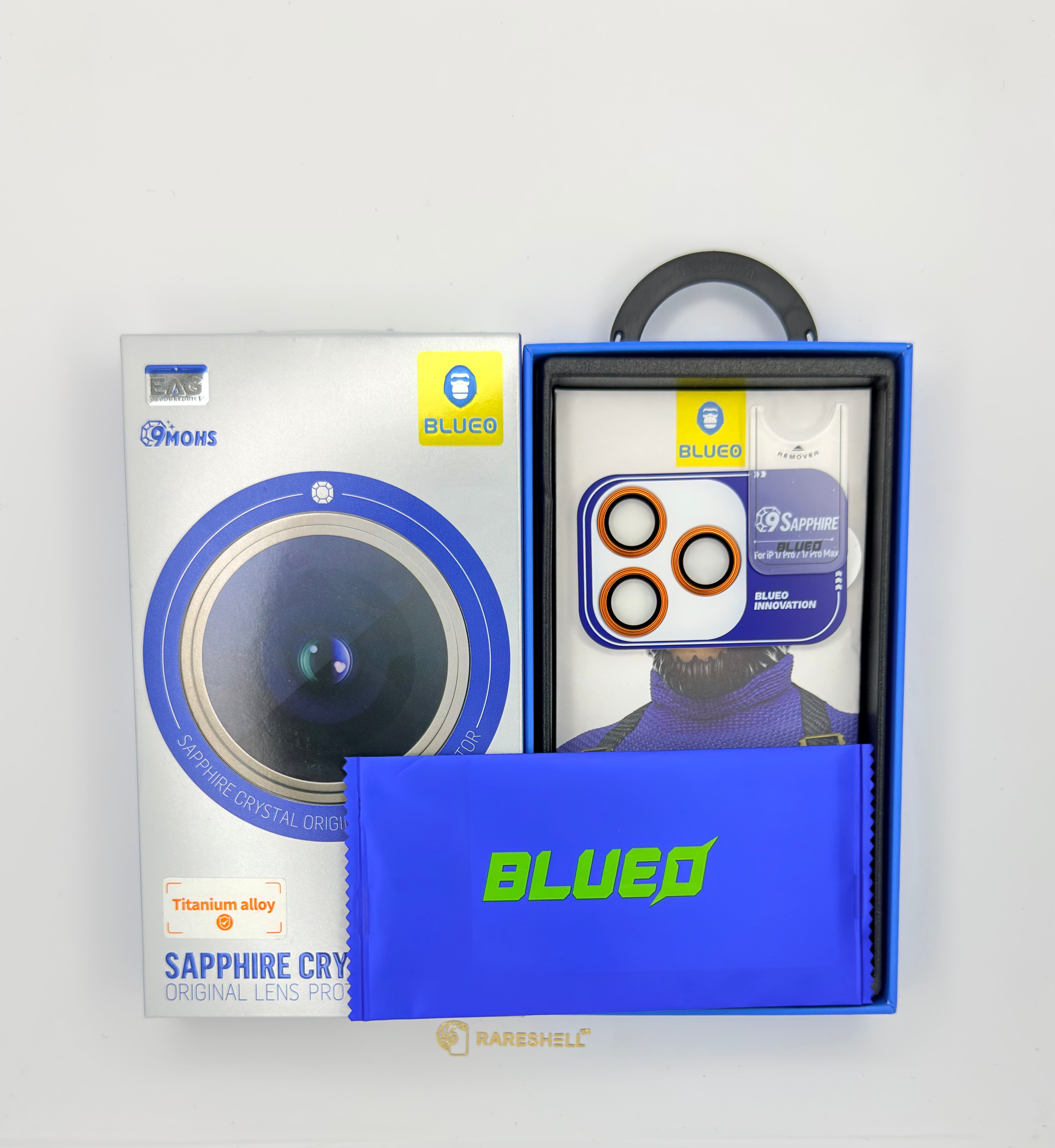 BLUEO Sapphire Crystal Lens Protector - iPhone 17 Pro / 17 Pro Max