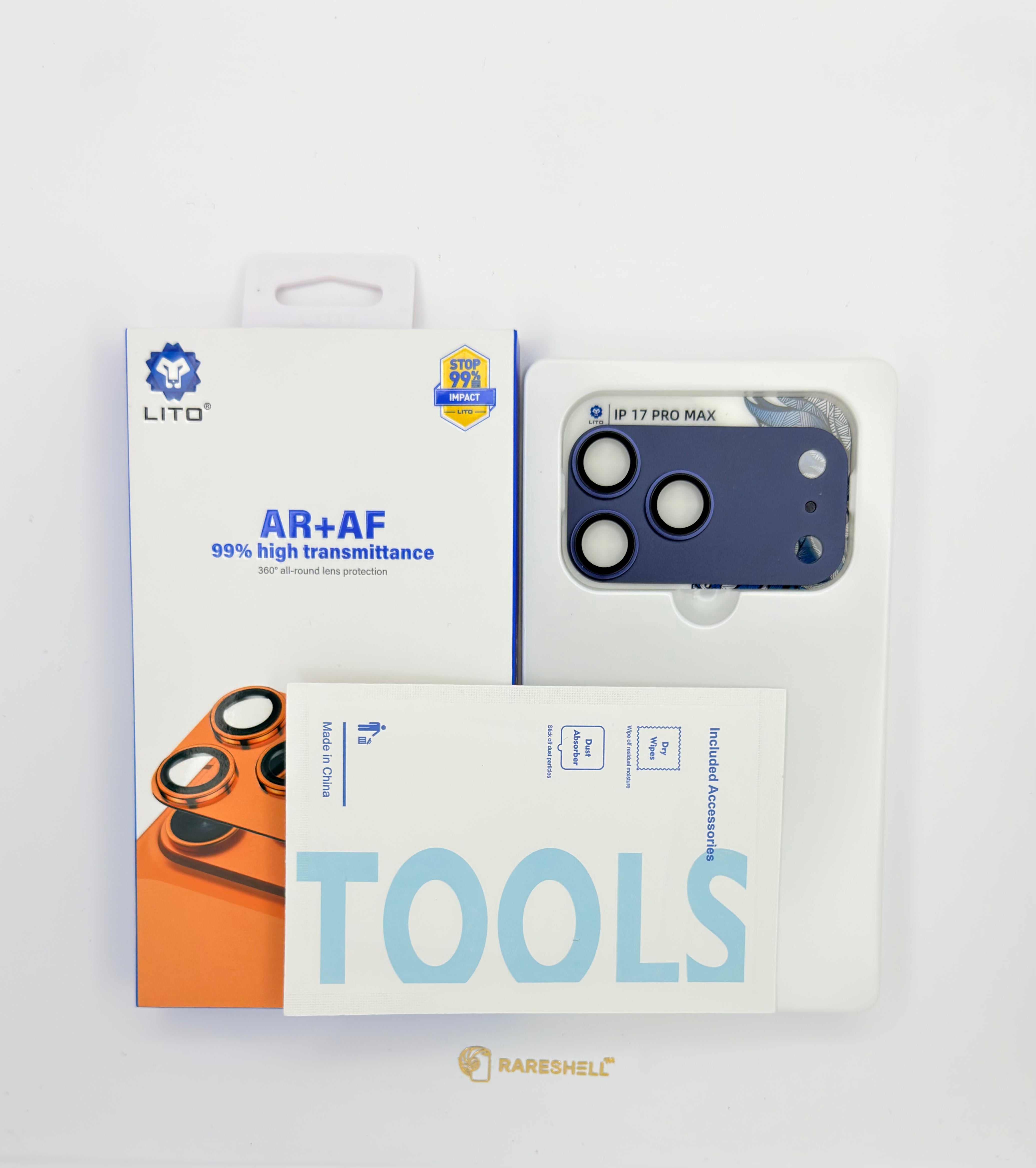 LITO AR+AF Camera Lens Protector - iPhone 17 Pro & 17 Pro Max