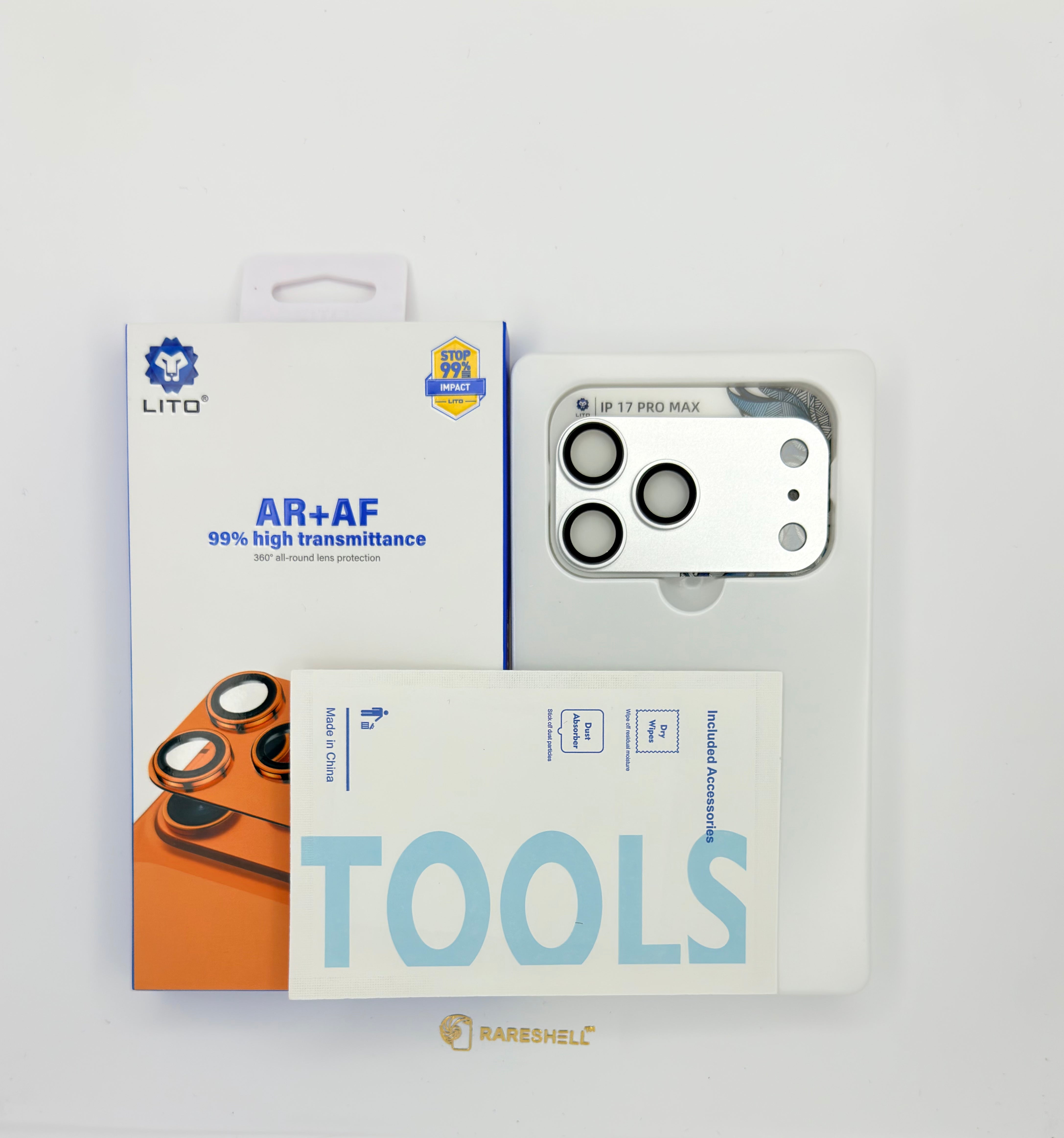 LITO AR+AF Camera Lens Protector - iPhone 17 Pro & 17 Pro Max