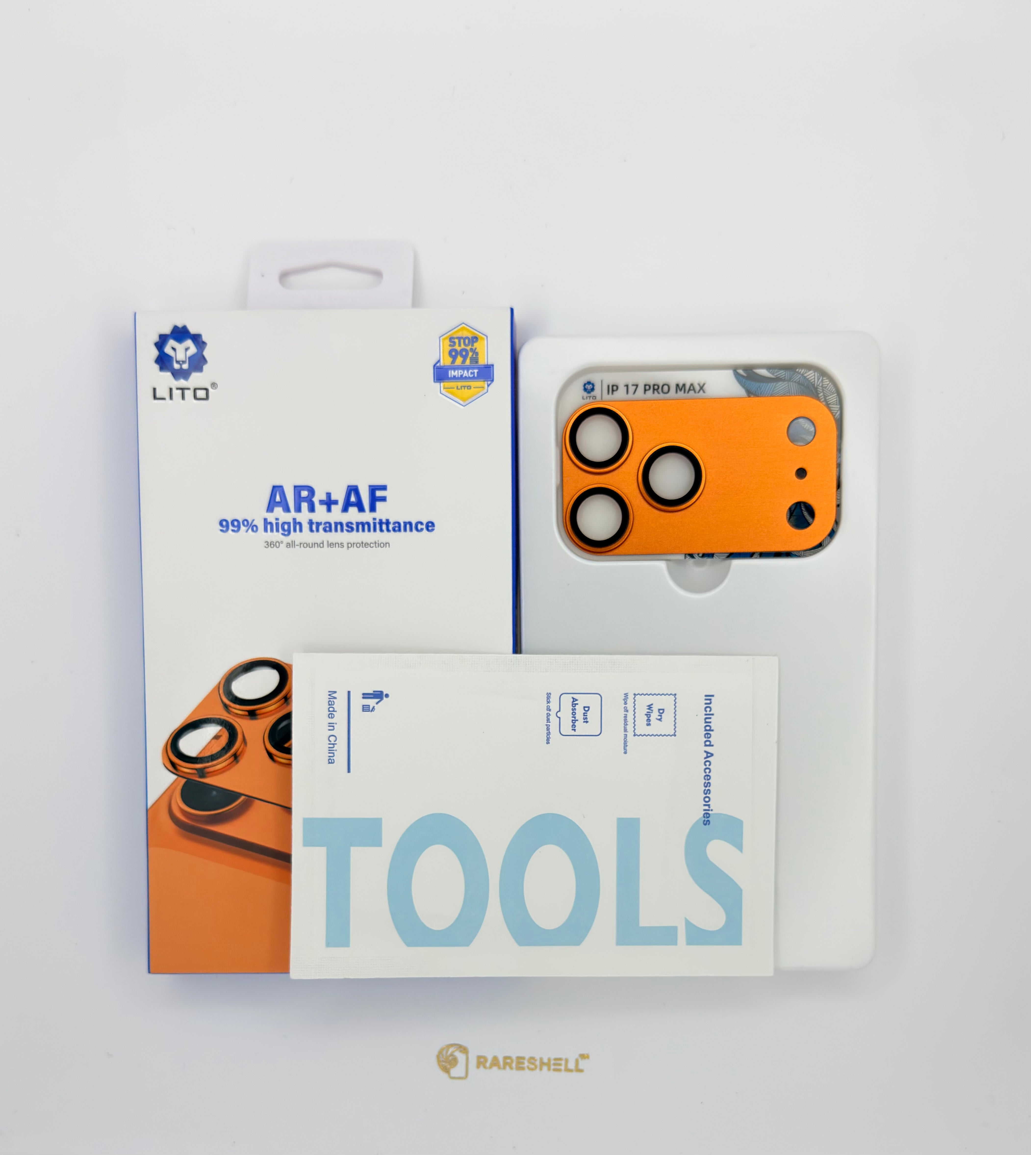 LITO AR+AF Camera Lens Protector - iPhone 17 Pro & 17 Pro Max