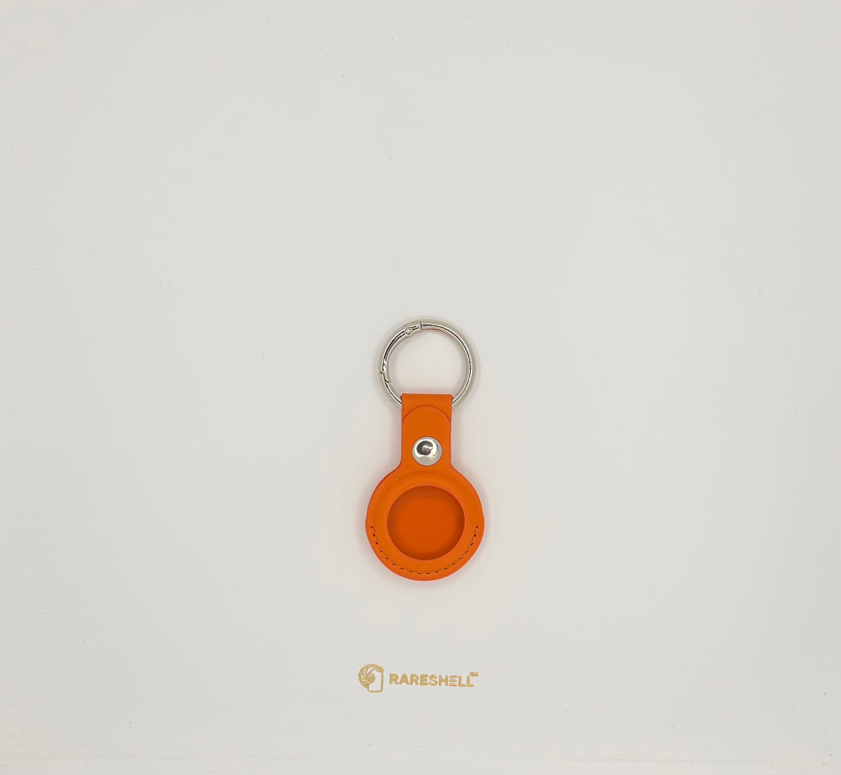 Leather AirTag Keychain