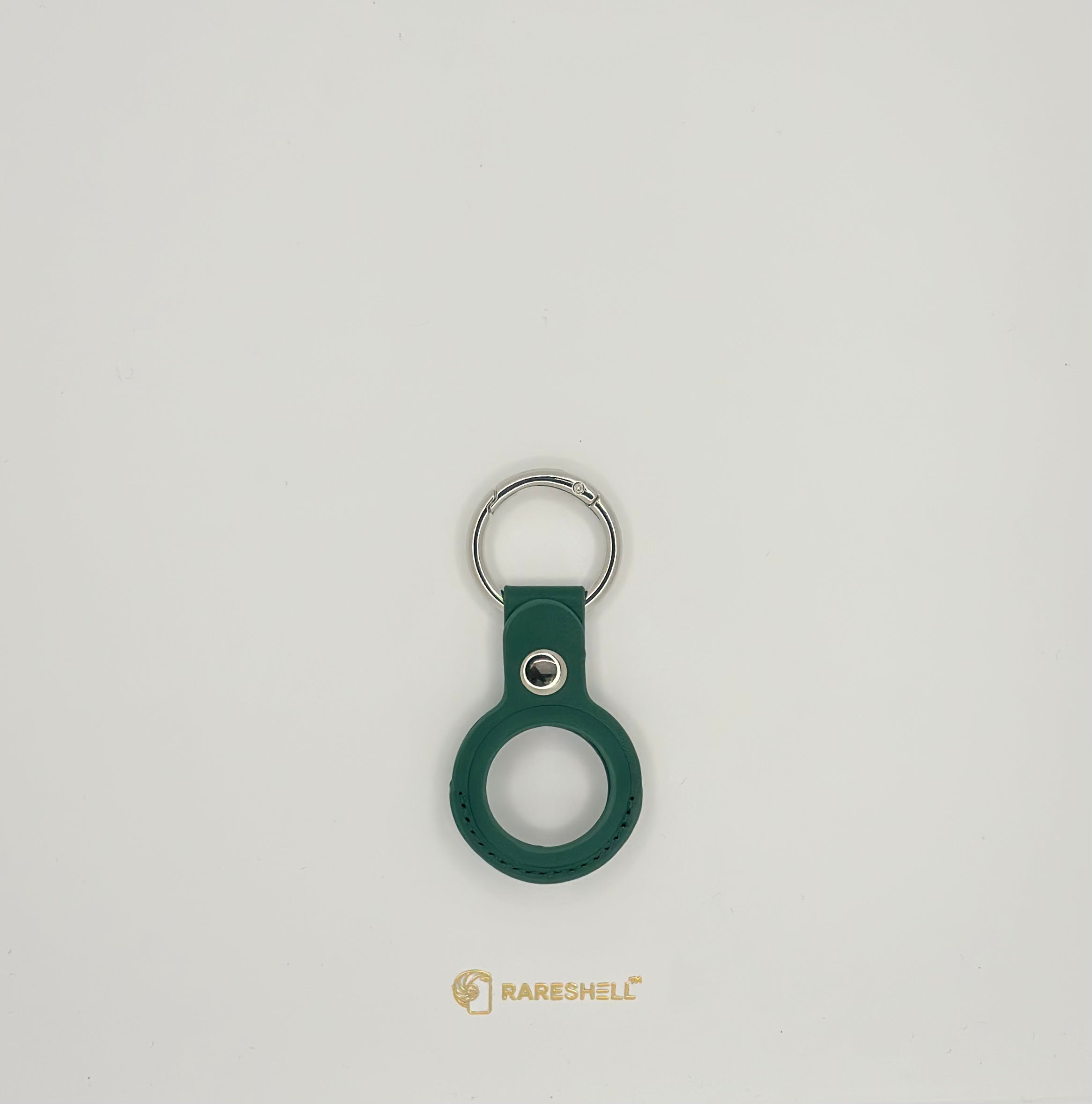 Leather AirTag Keychain