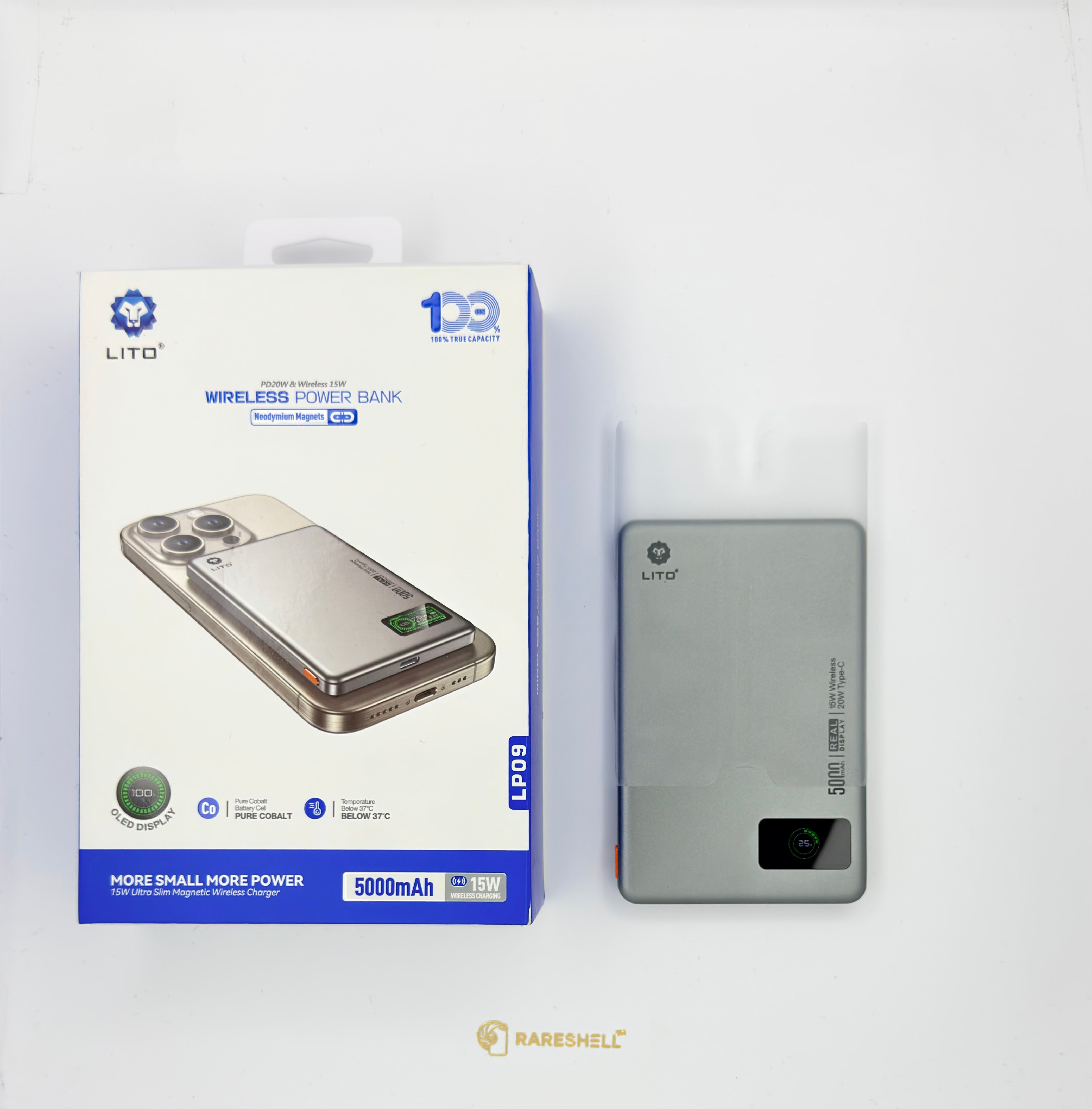LITO LP09 Ultra Thin Magnetic Power Bank (5000, 10000mAh)