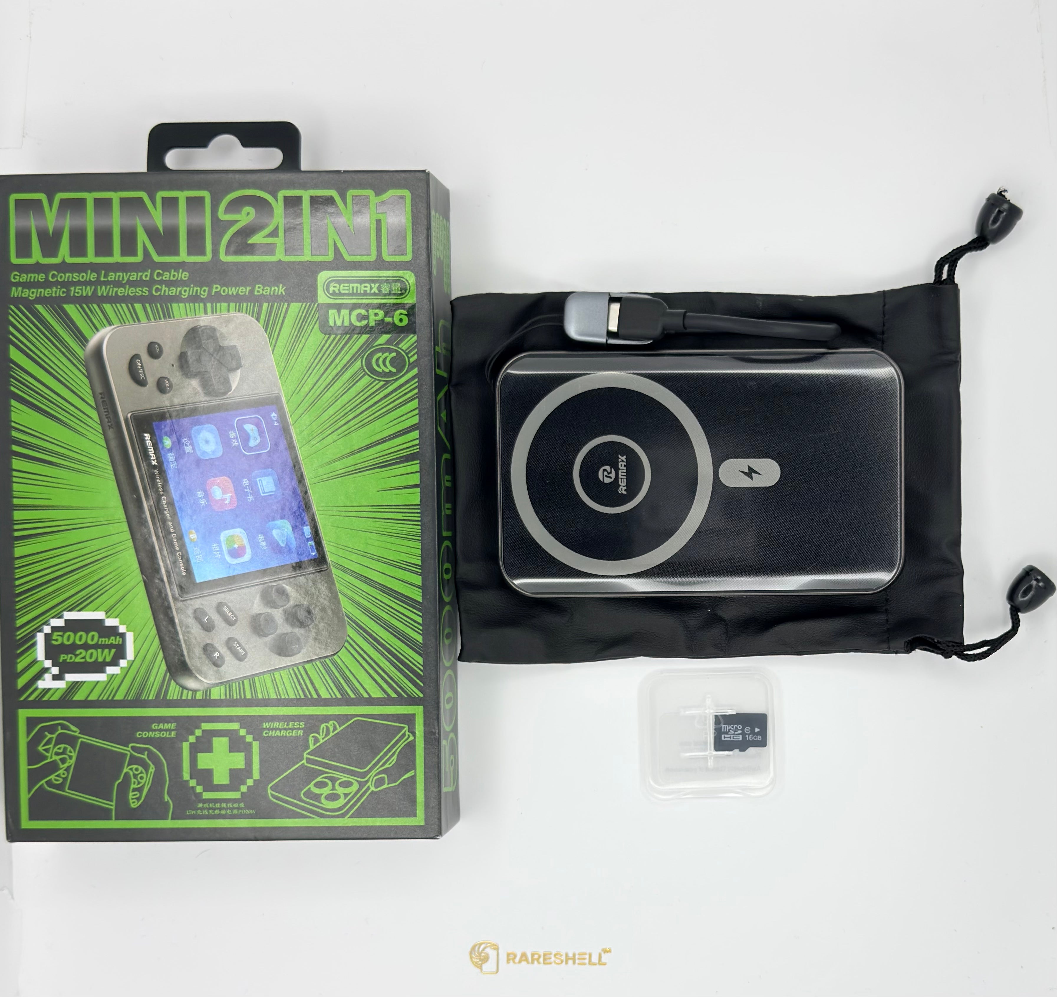 Remax Mini 2in1 Magnetic Power Bank Console – 5000mAh