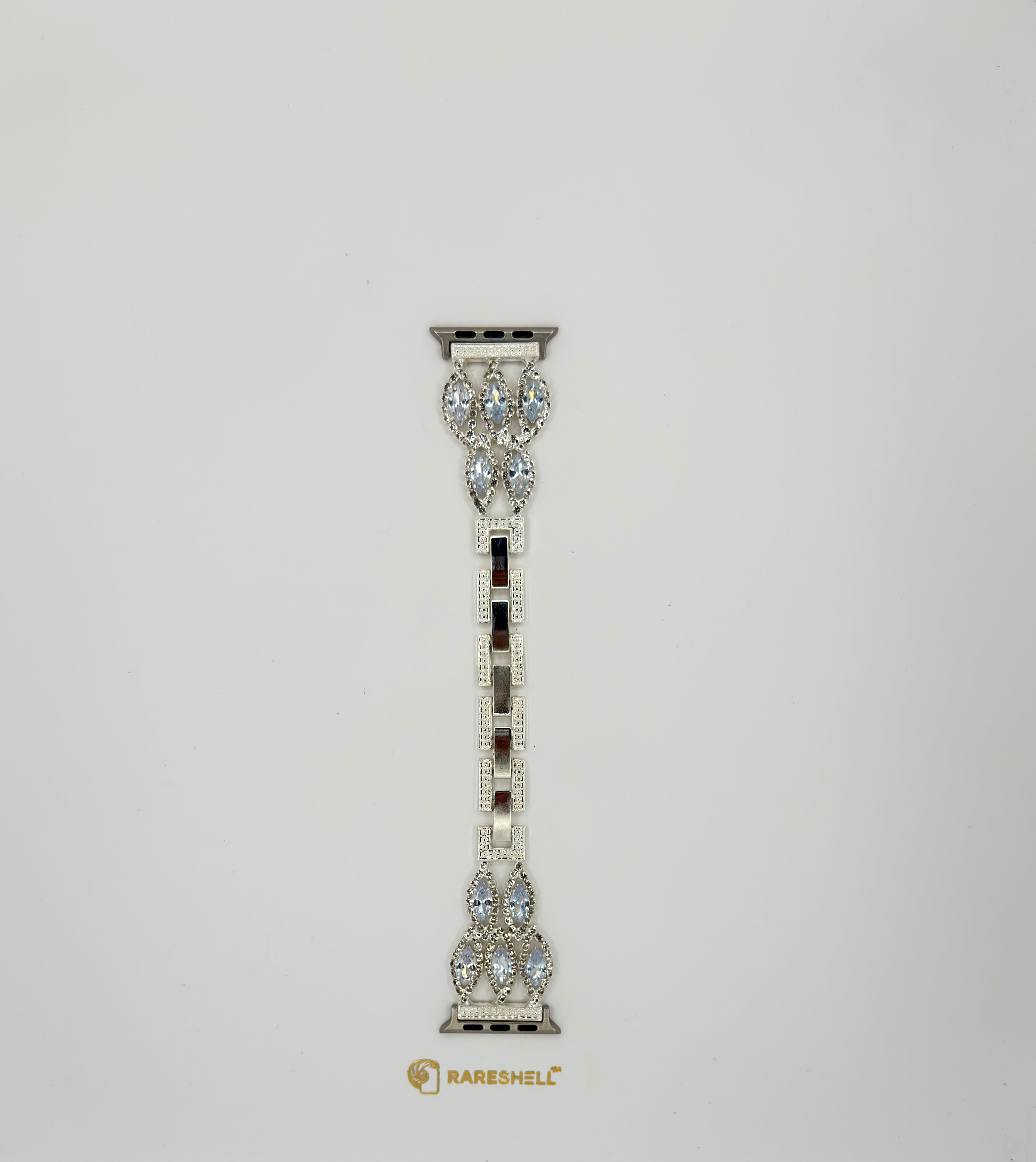 Luxe Crystal Steel Apple Watch Strap (38/40/41mm)