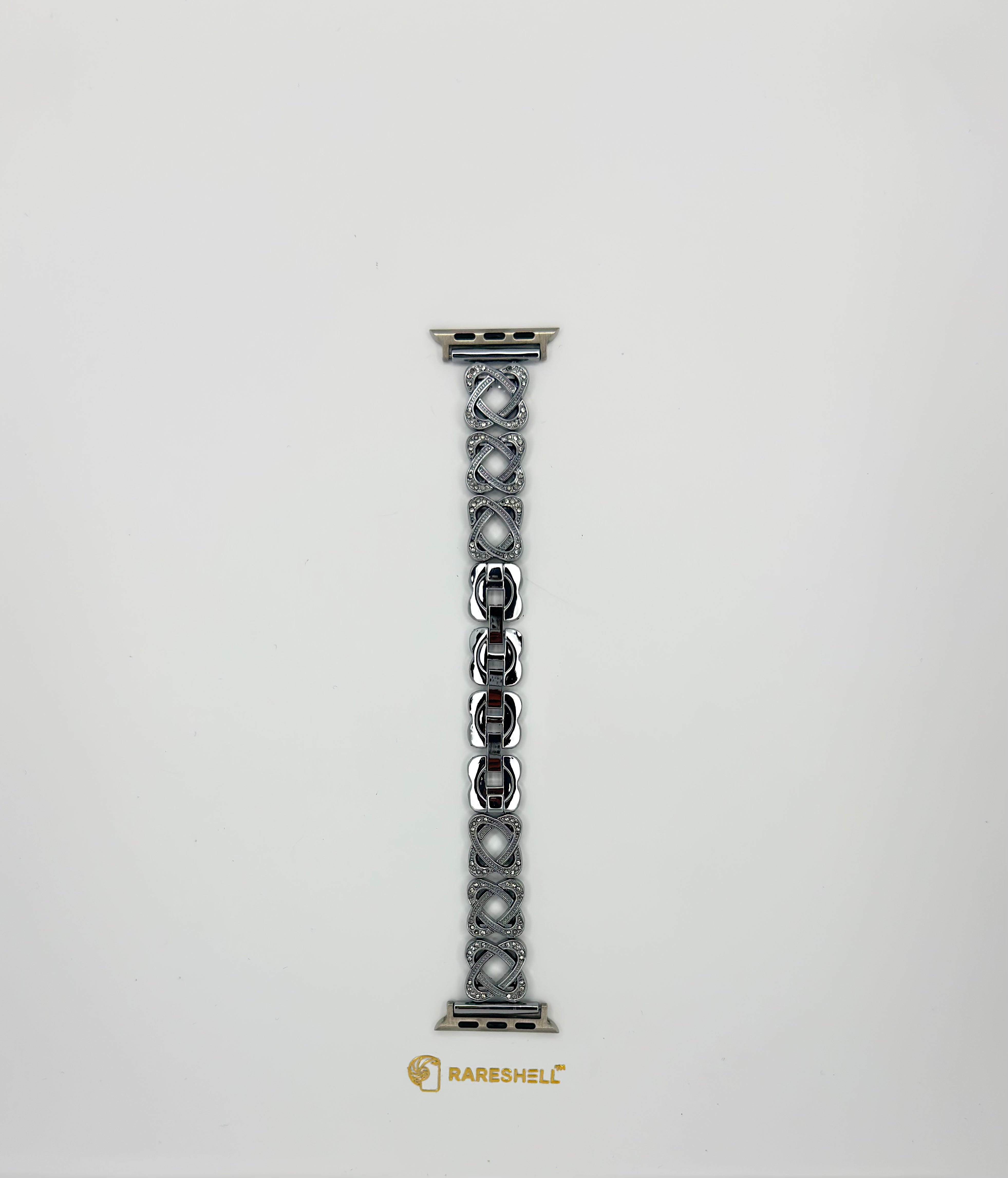 Luxe Crystal Steel Apple Watch Strap (38/40/41mm)