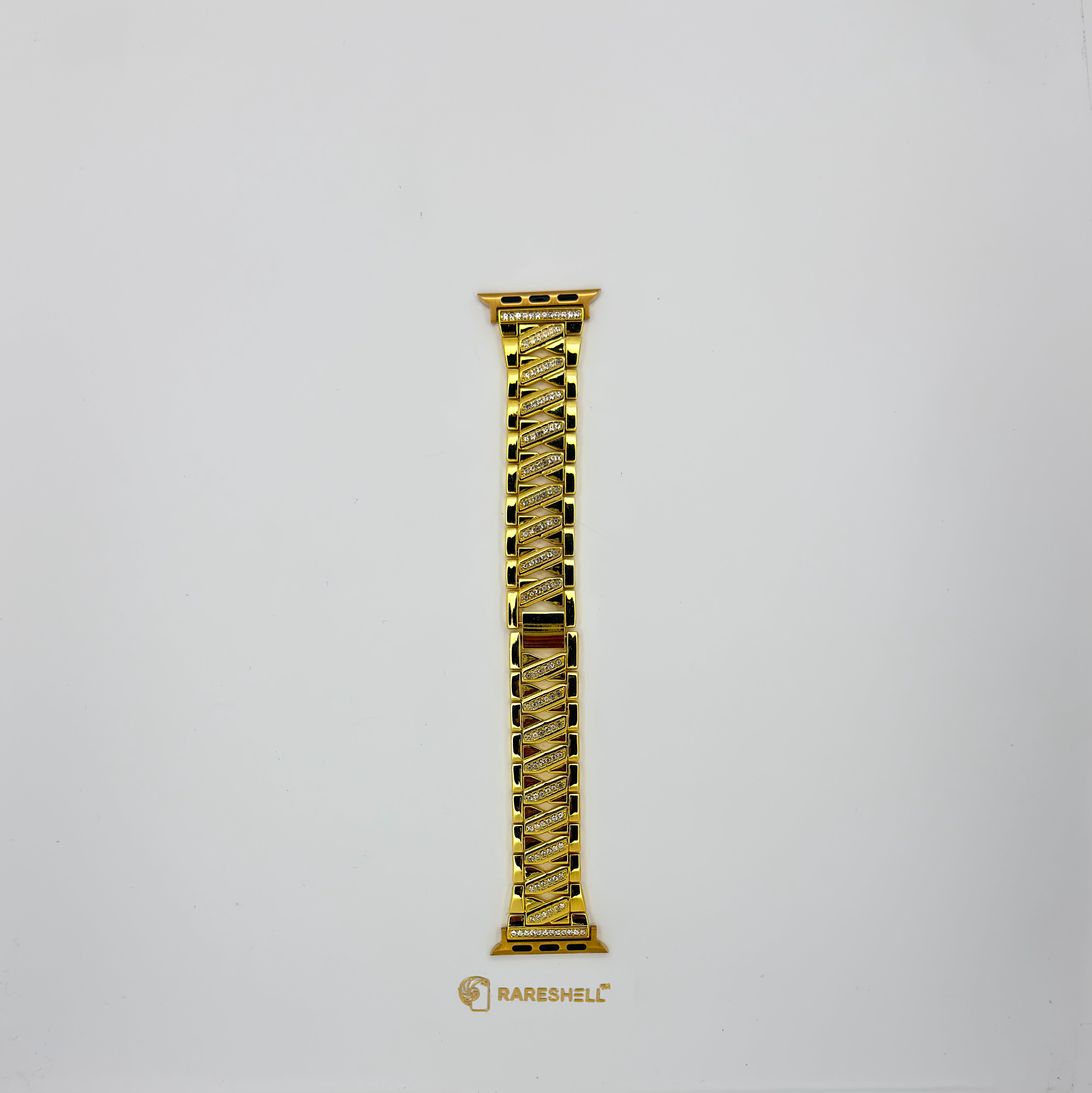 Luxe Crystal Steel Apple Watch Strap (38/40/41mm)