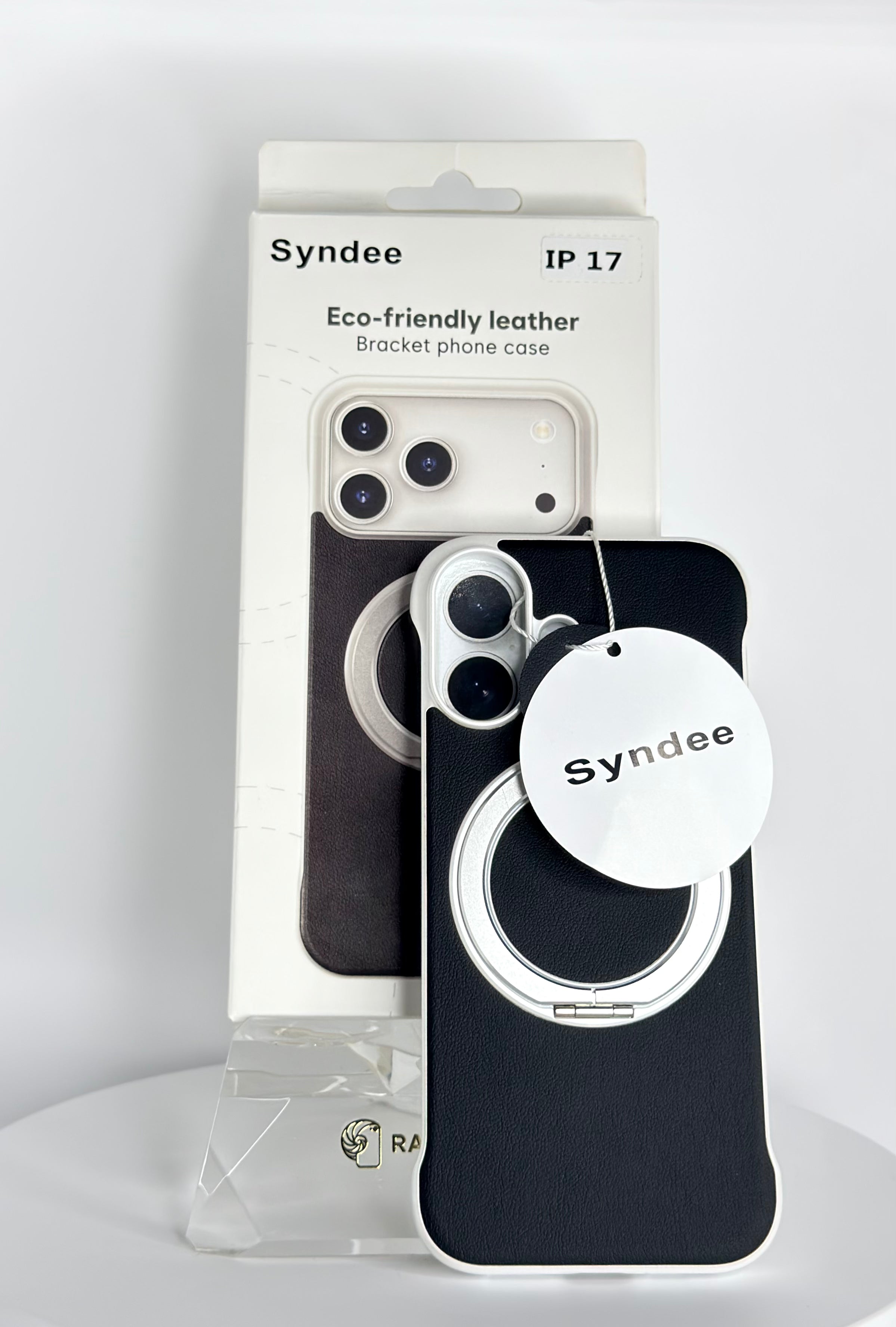 Syndee Magnetic Bracket Ring Case – iPhone 17