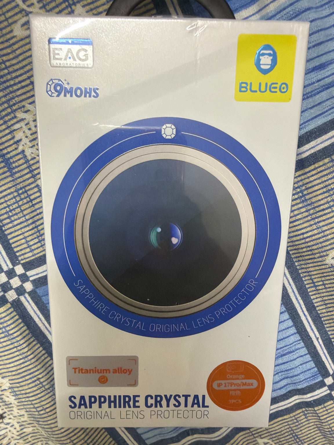 BLUEO Sapphire Crystal Lens Protector - iPhone 17 Pro / 17 Pro Max