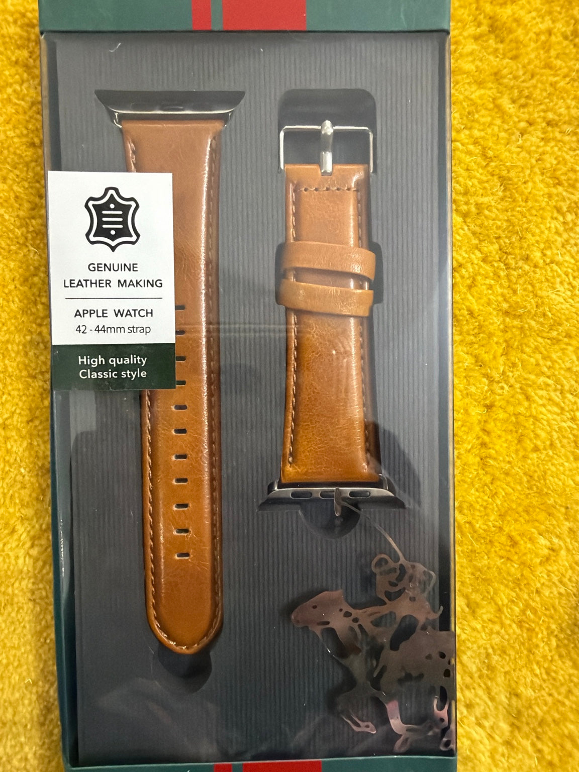 Santa Barbara Heritage Leather Apple Watch Strap (42/44/45/46/49mm)