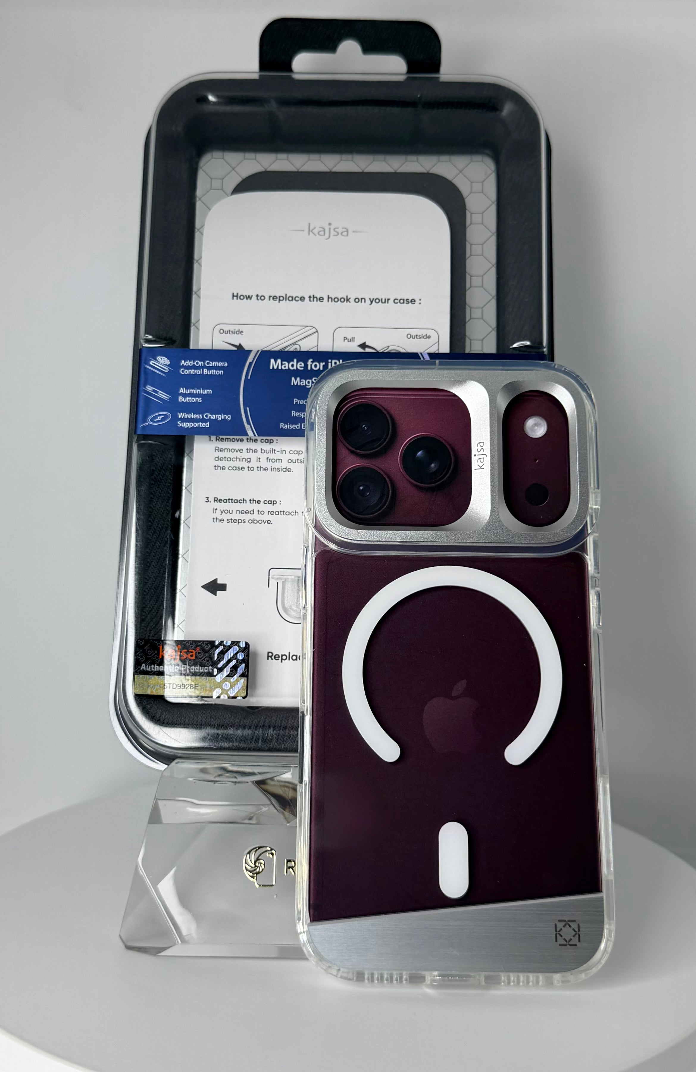 Kajsa Trans-Shield Aluminium Magsafe Case - iPhone 18 Pro