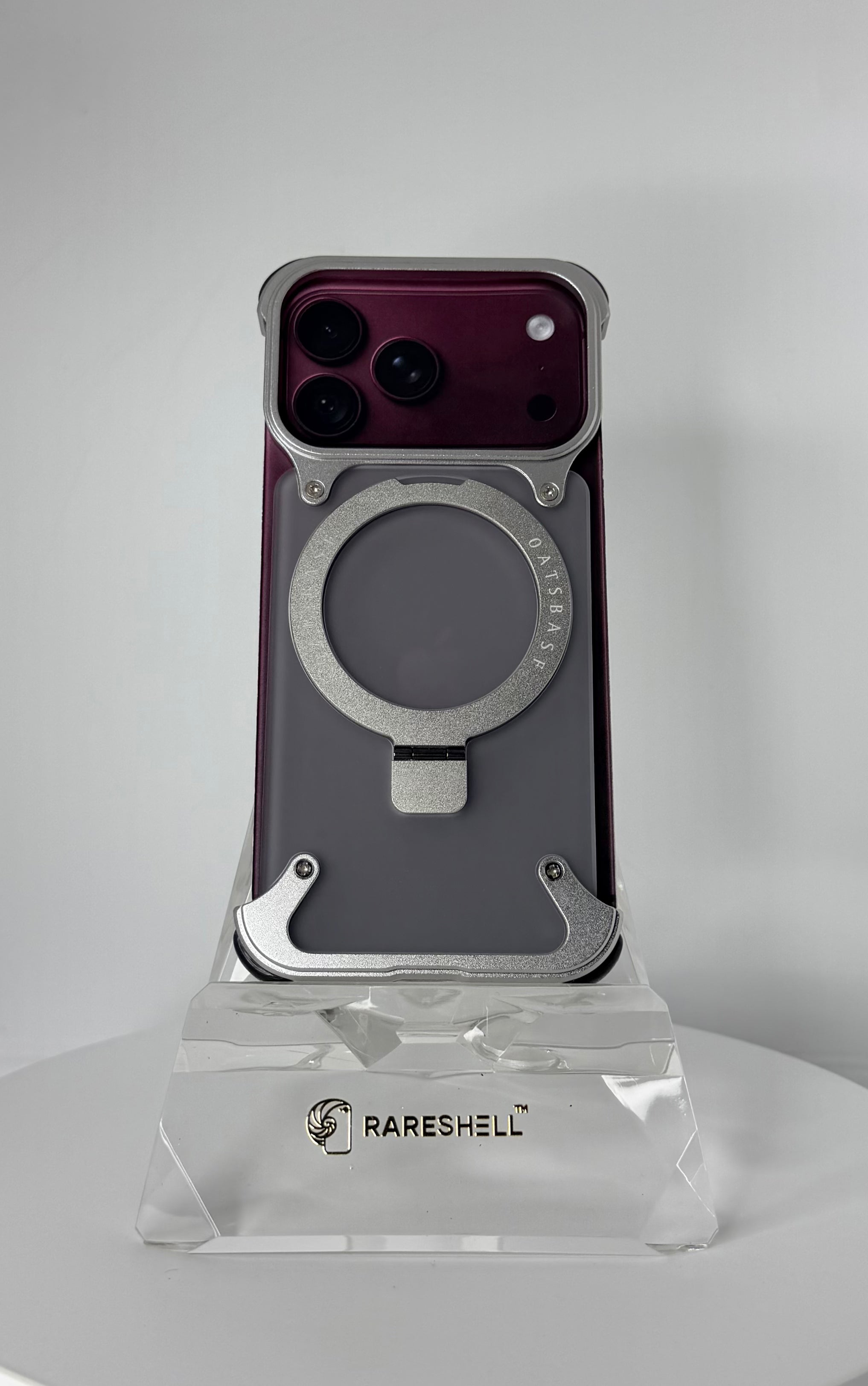 Oatsbasf Metal Frame Case with MagSafe – iPhone 18 Pro