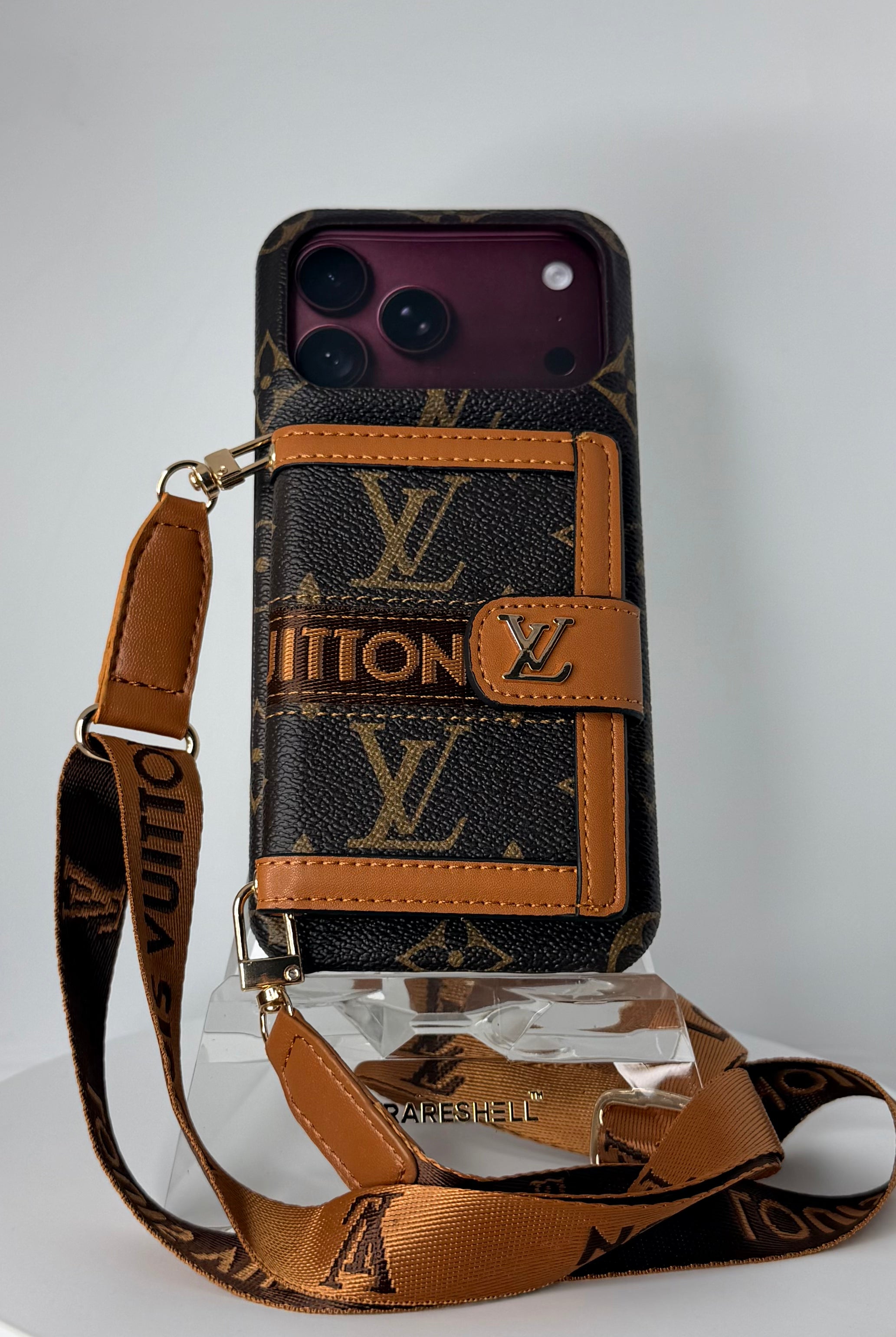 Luxury Strap Wallet Case – iPhone 18 Pro Max