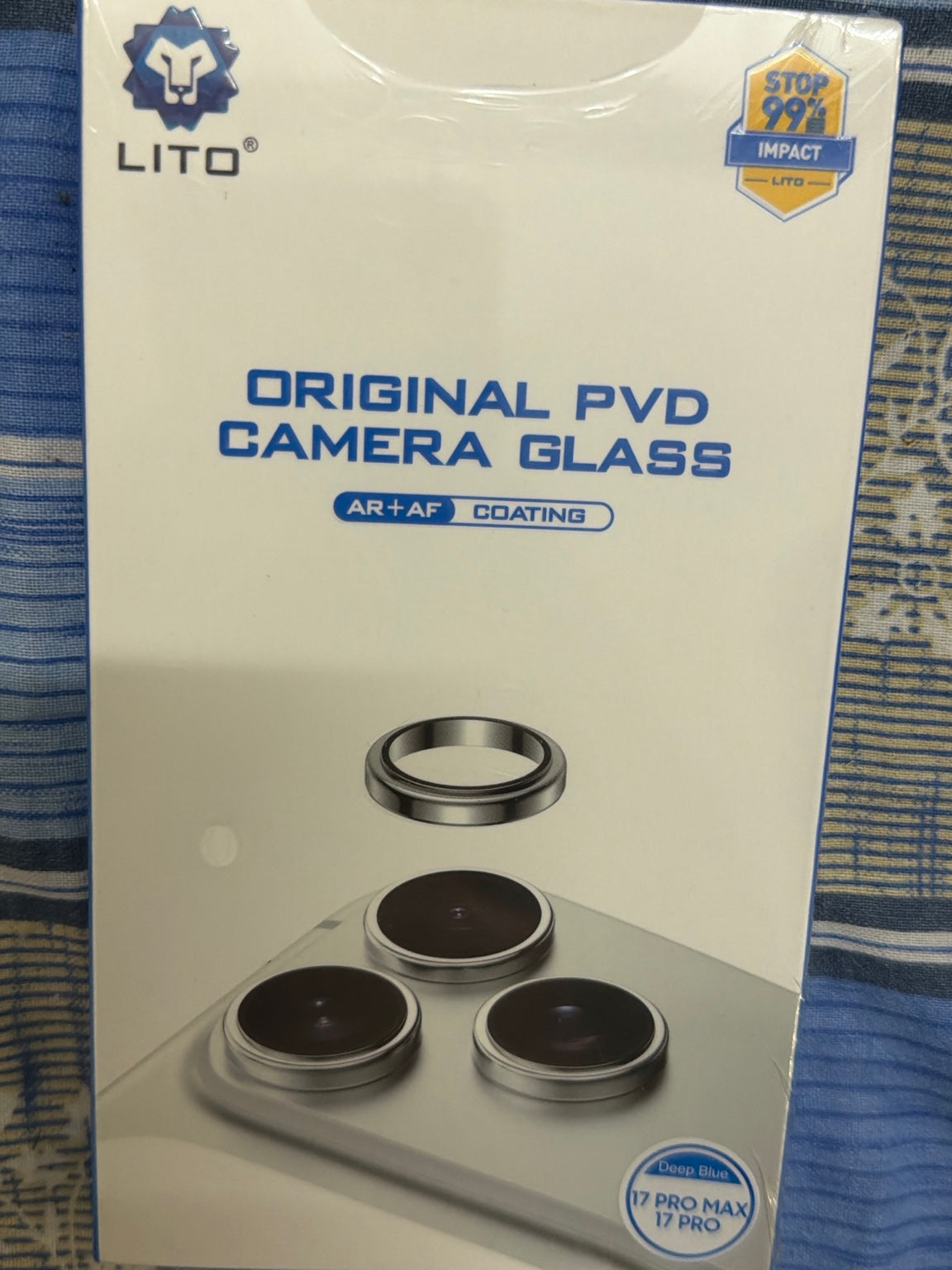 LITO PVD Camera Glass - iPhone 17 Pro / 17 Pro Max
