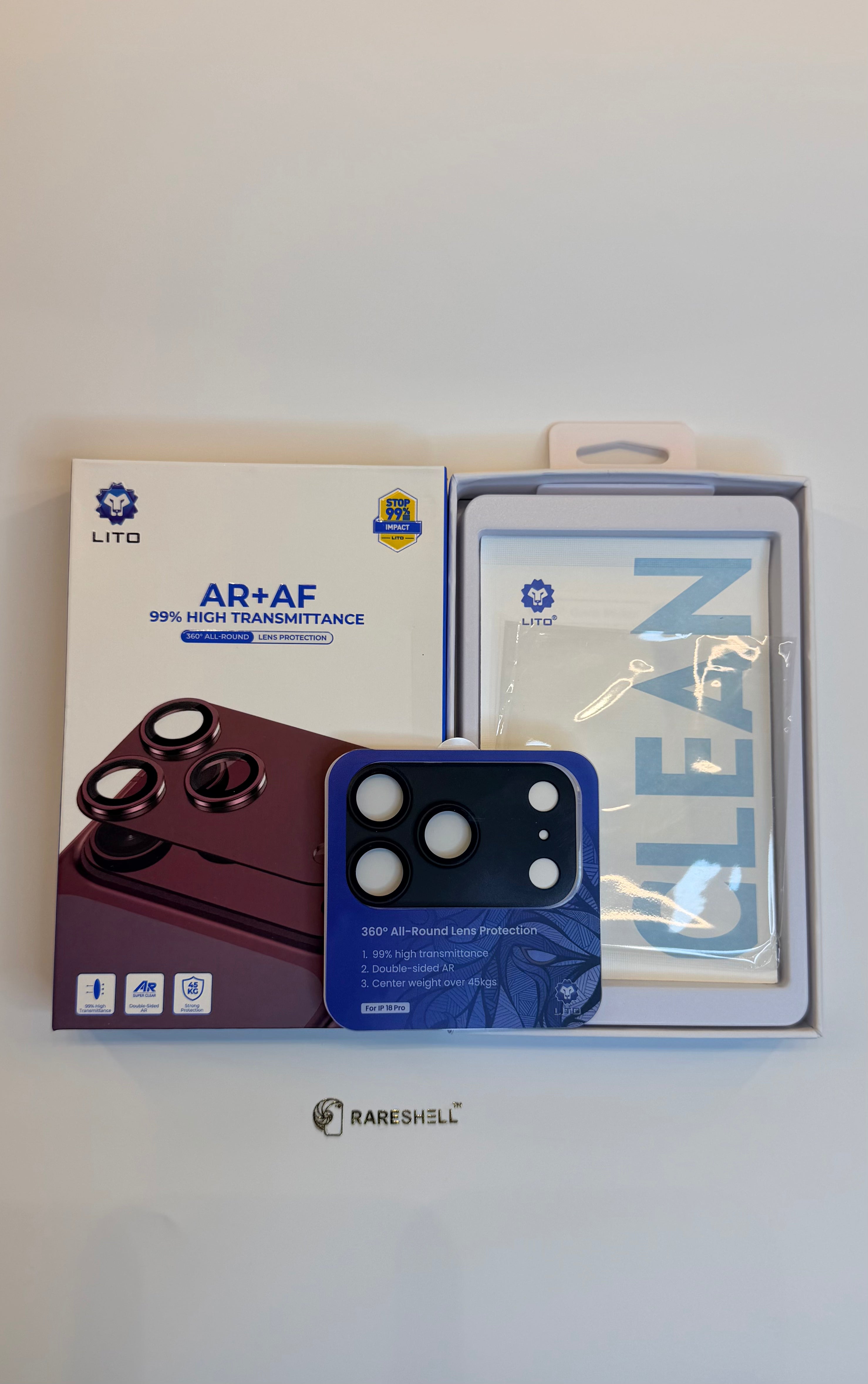 LITO AR+AF Camera Lens Protector - iPhone 18 Pro & 18 Pro Max