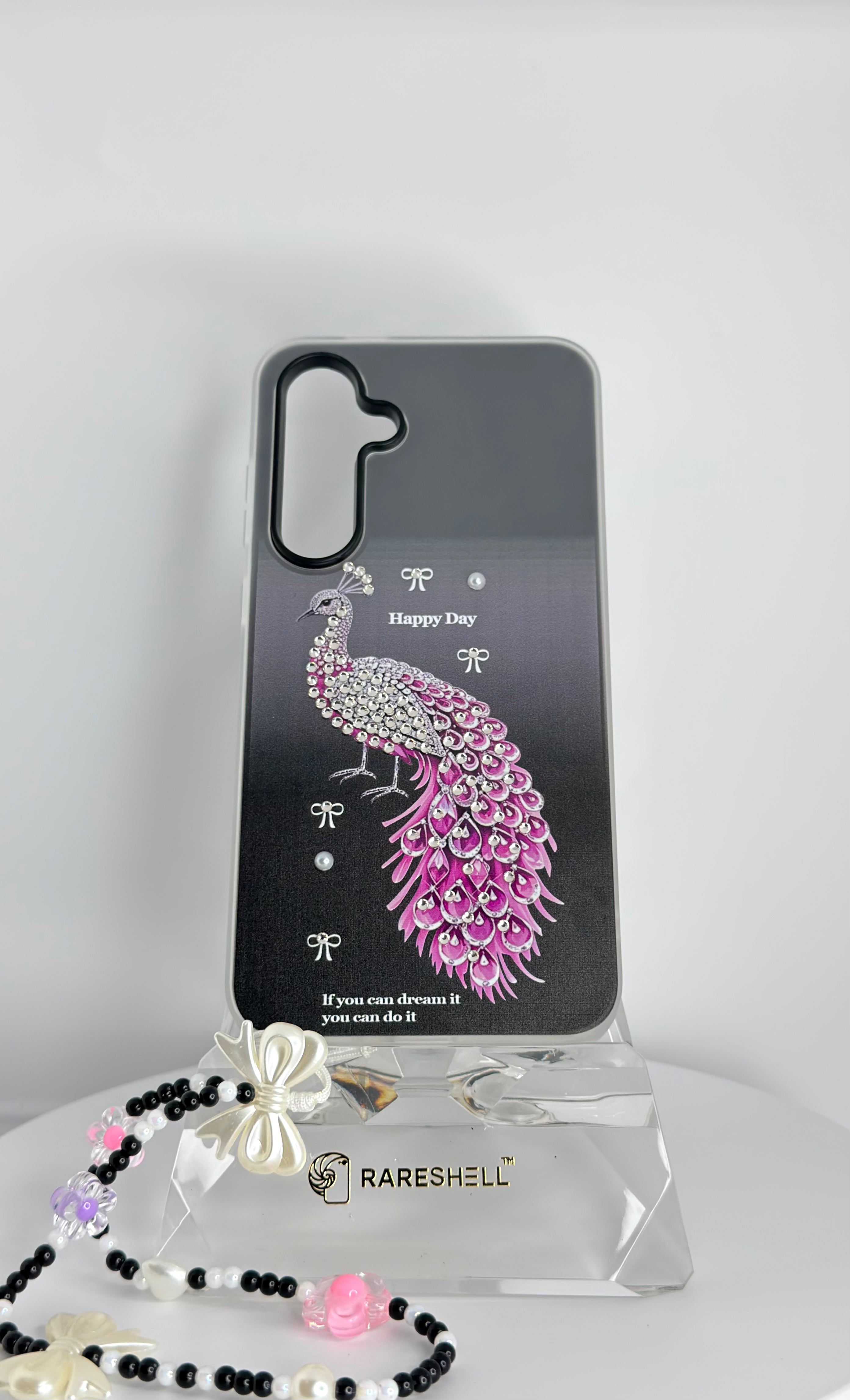 Peacock Charm Case - Galaxy S24 FE