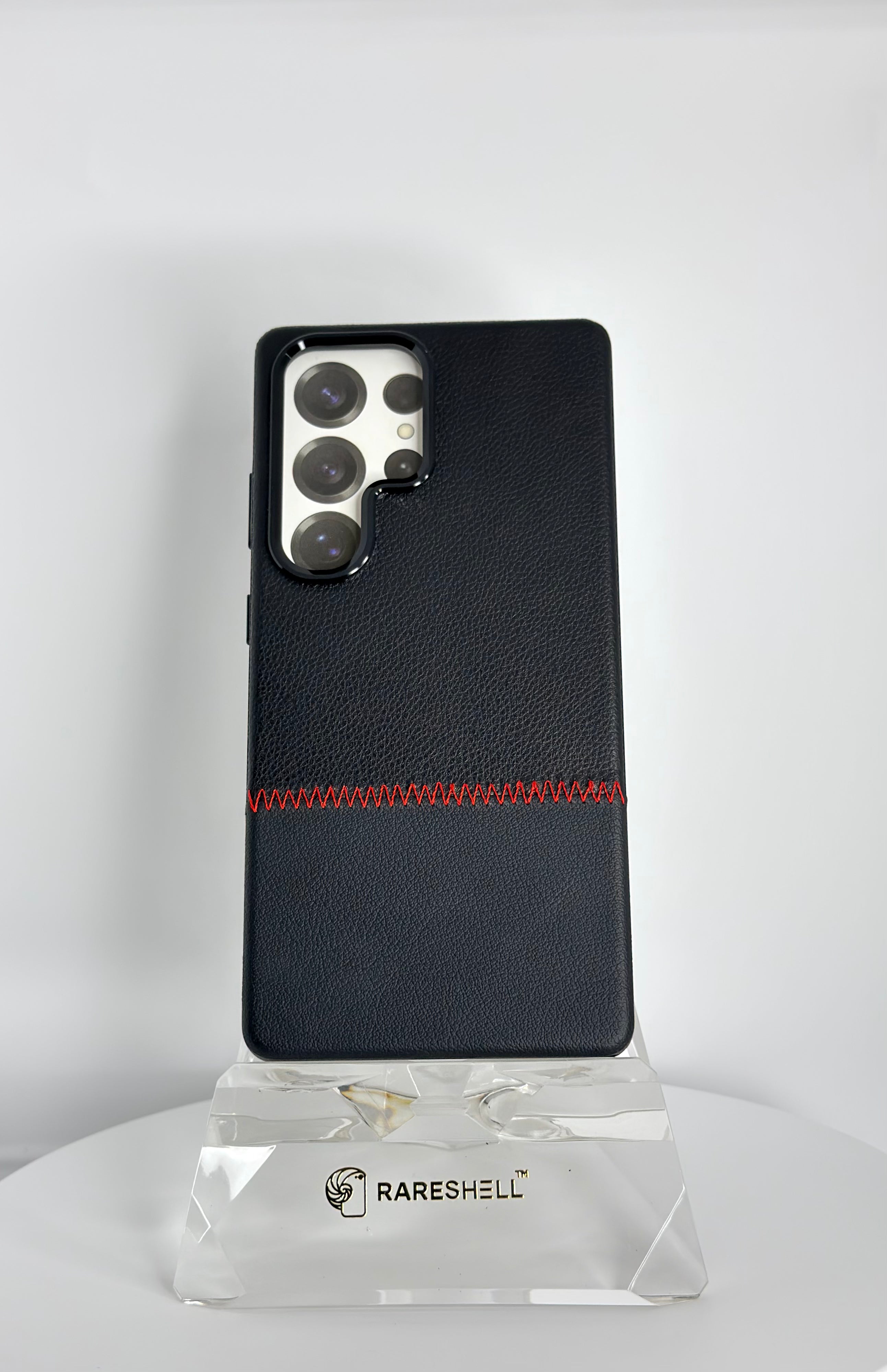 StitchTone Leather Magnet Case – Galaxy S25 Ultra