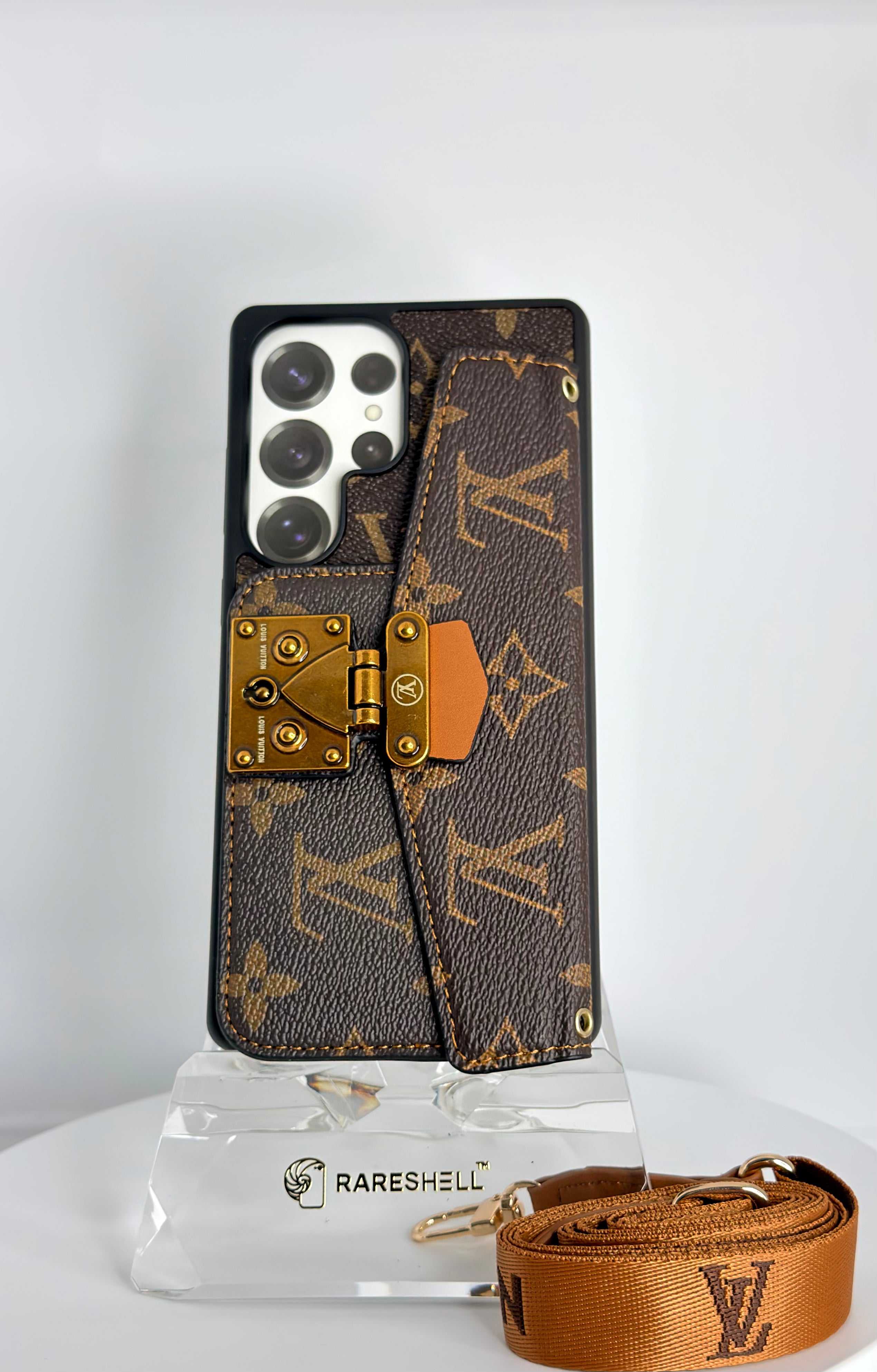 Luxury Wallet Strap Case – Galaxy S25 Ultra