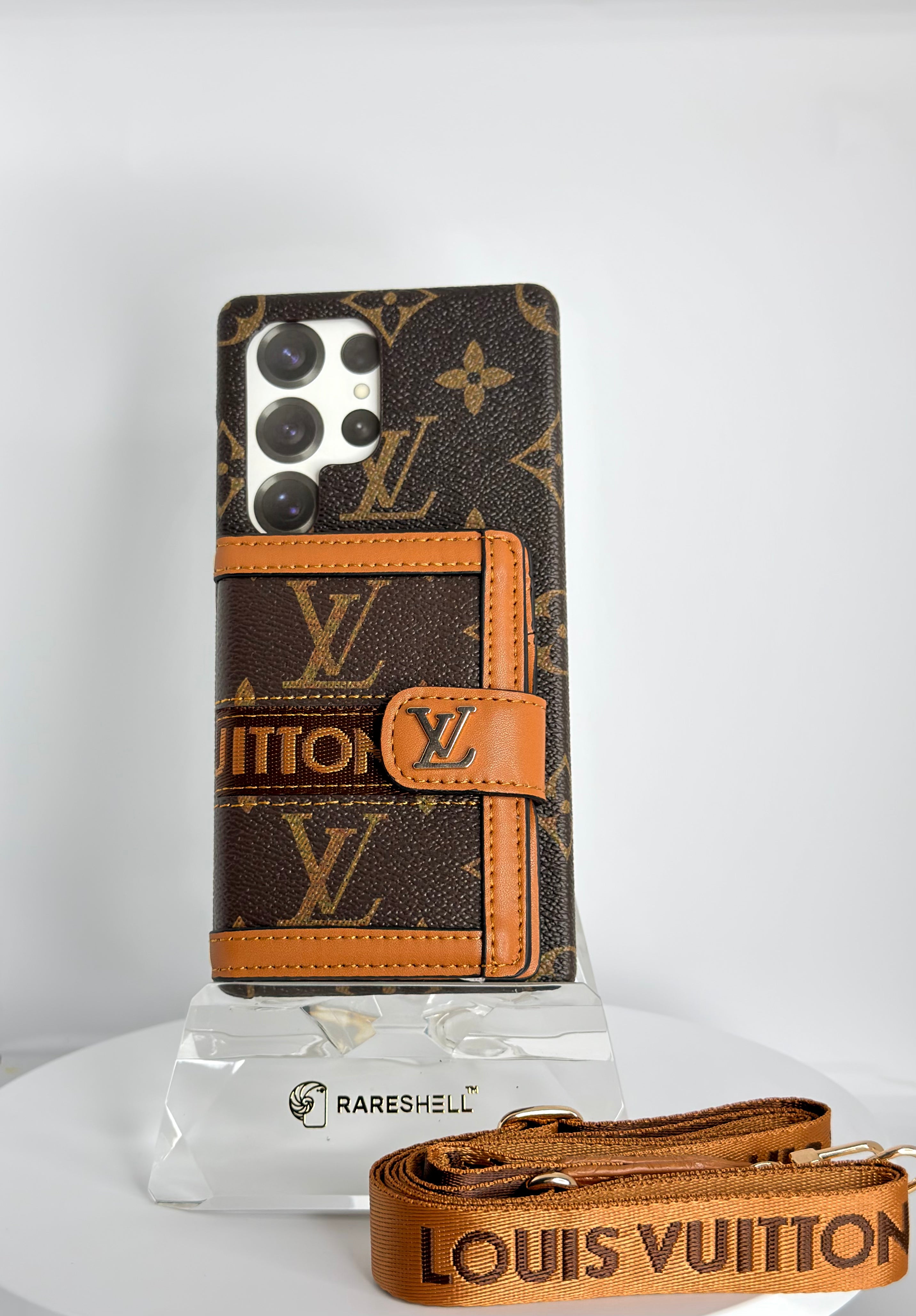 Luxury Wallet Strap Case – Galaxy S25 Ultra