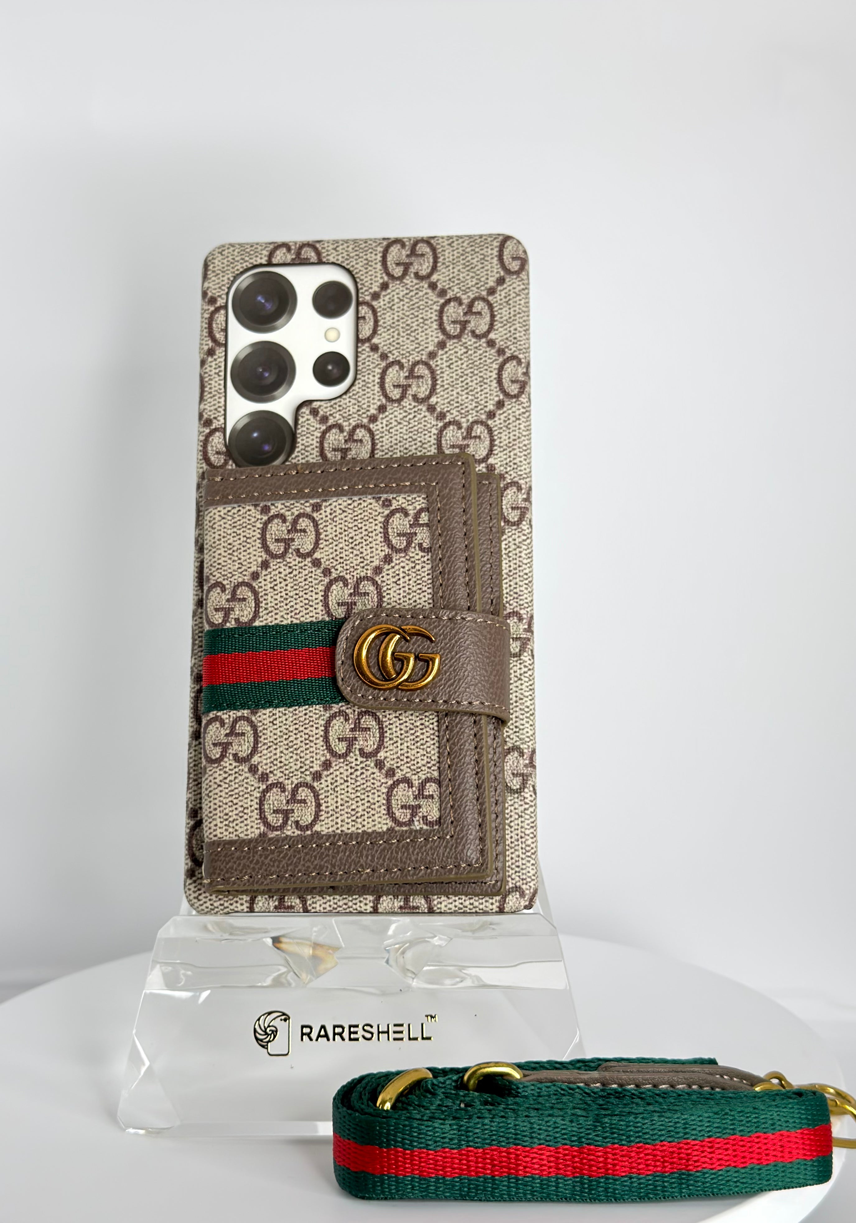 Luxury Wallet Strap Case – Galaxy S25 Ultra