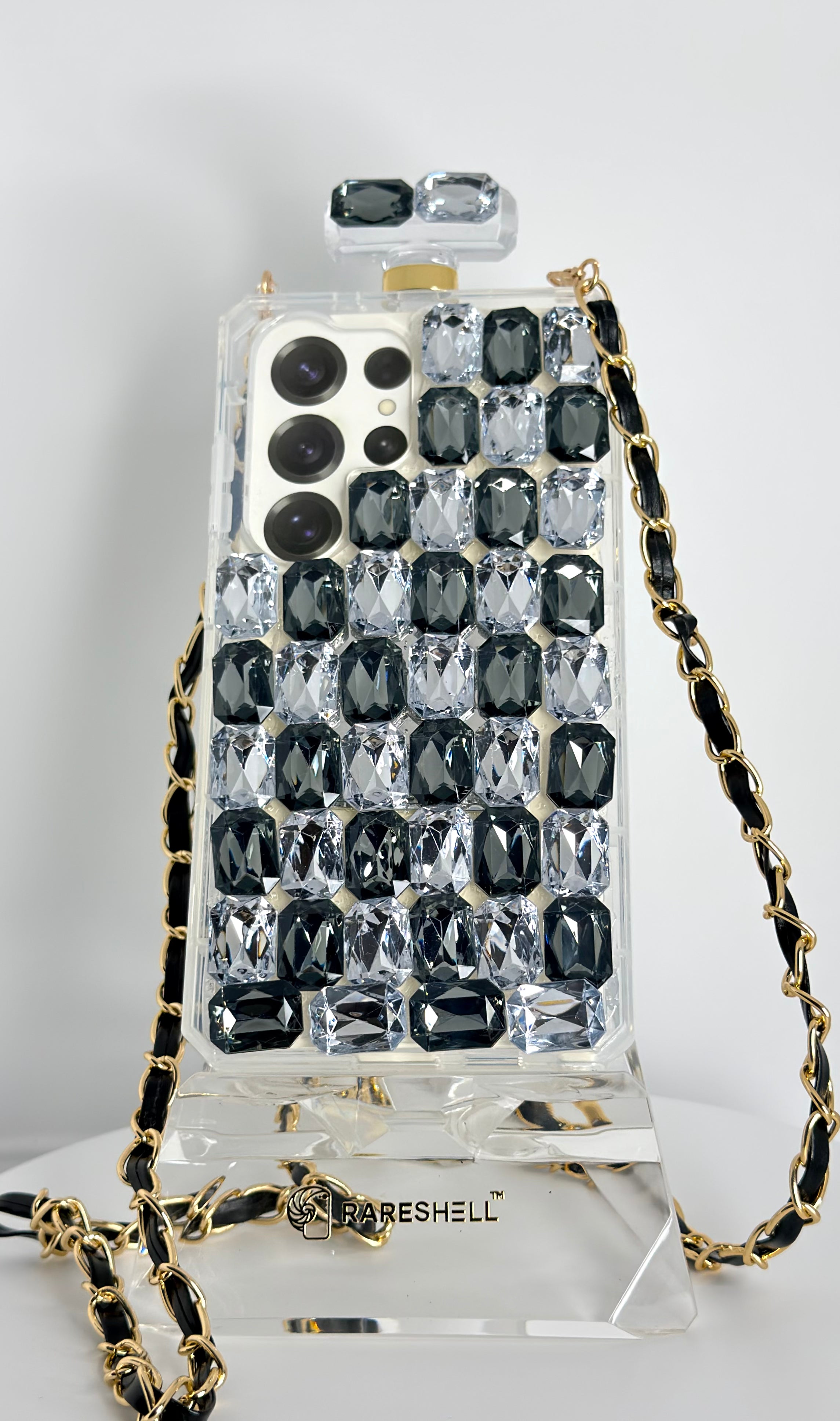 Crystal Luxe Chain Case - Galaxy S25 Ultra