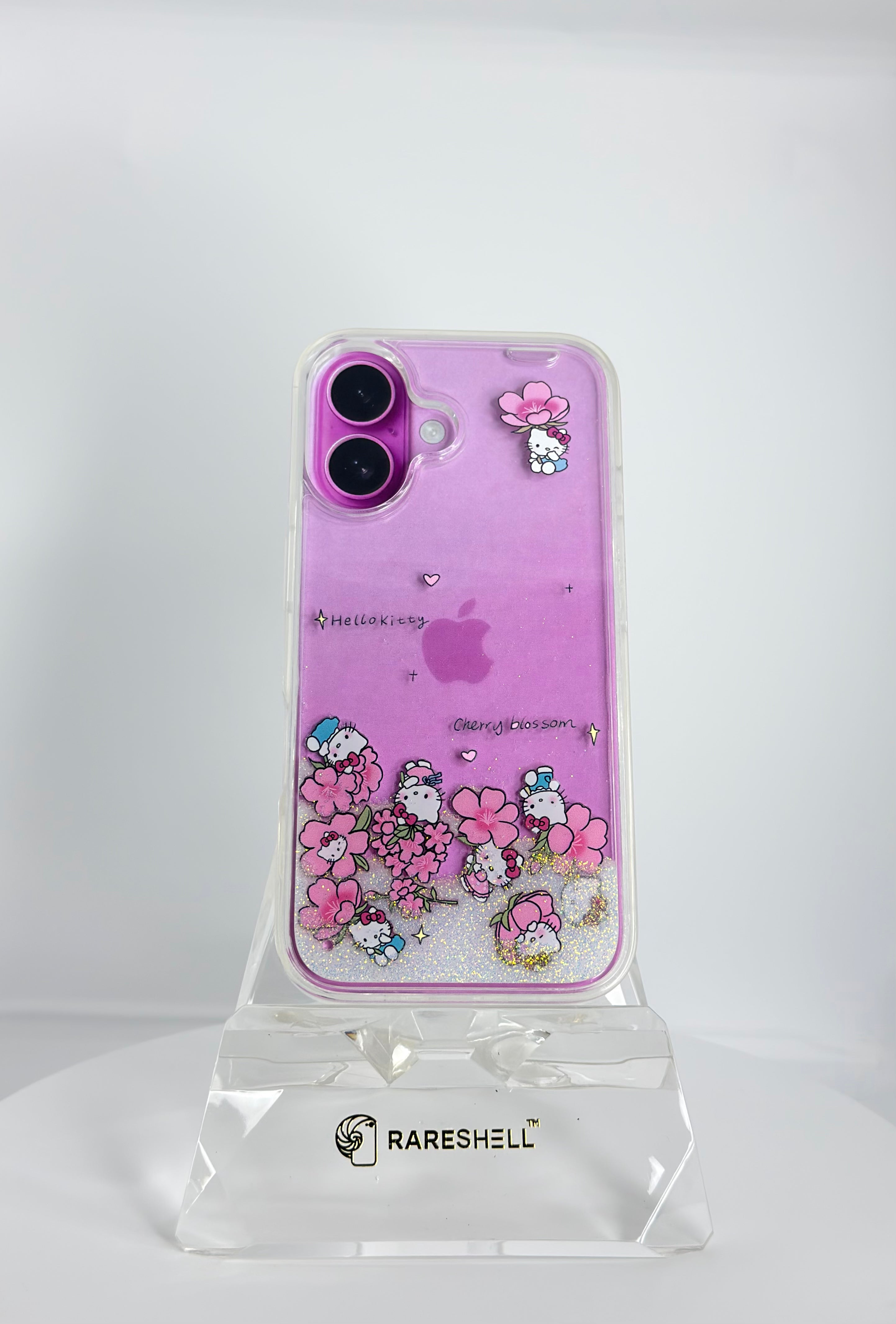 LumiCharm Liquid Glitter Case – iPhone 16