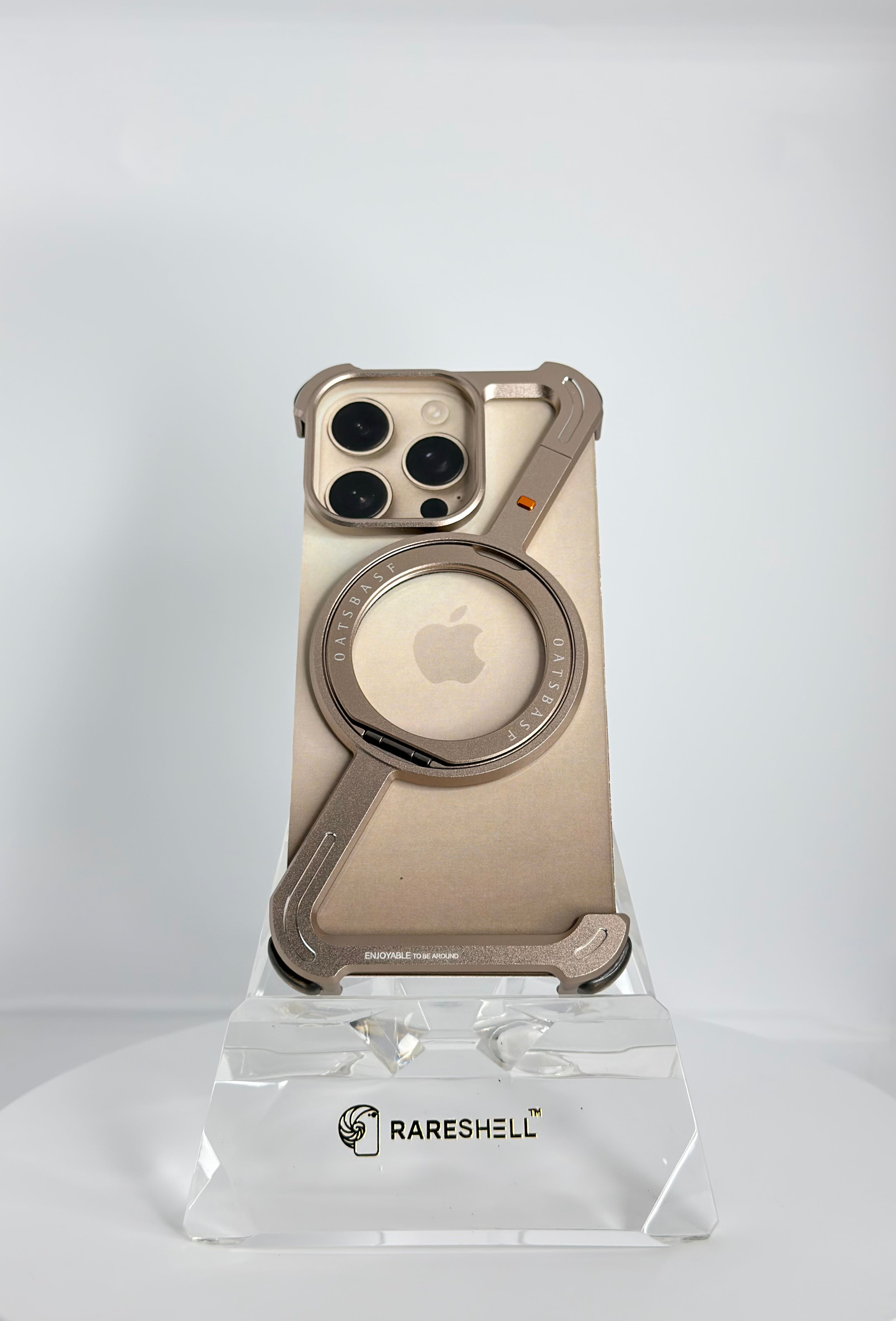 Oatsbasf Z Frame MagSafe Stand Case – iPhone 16 Pro