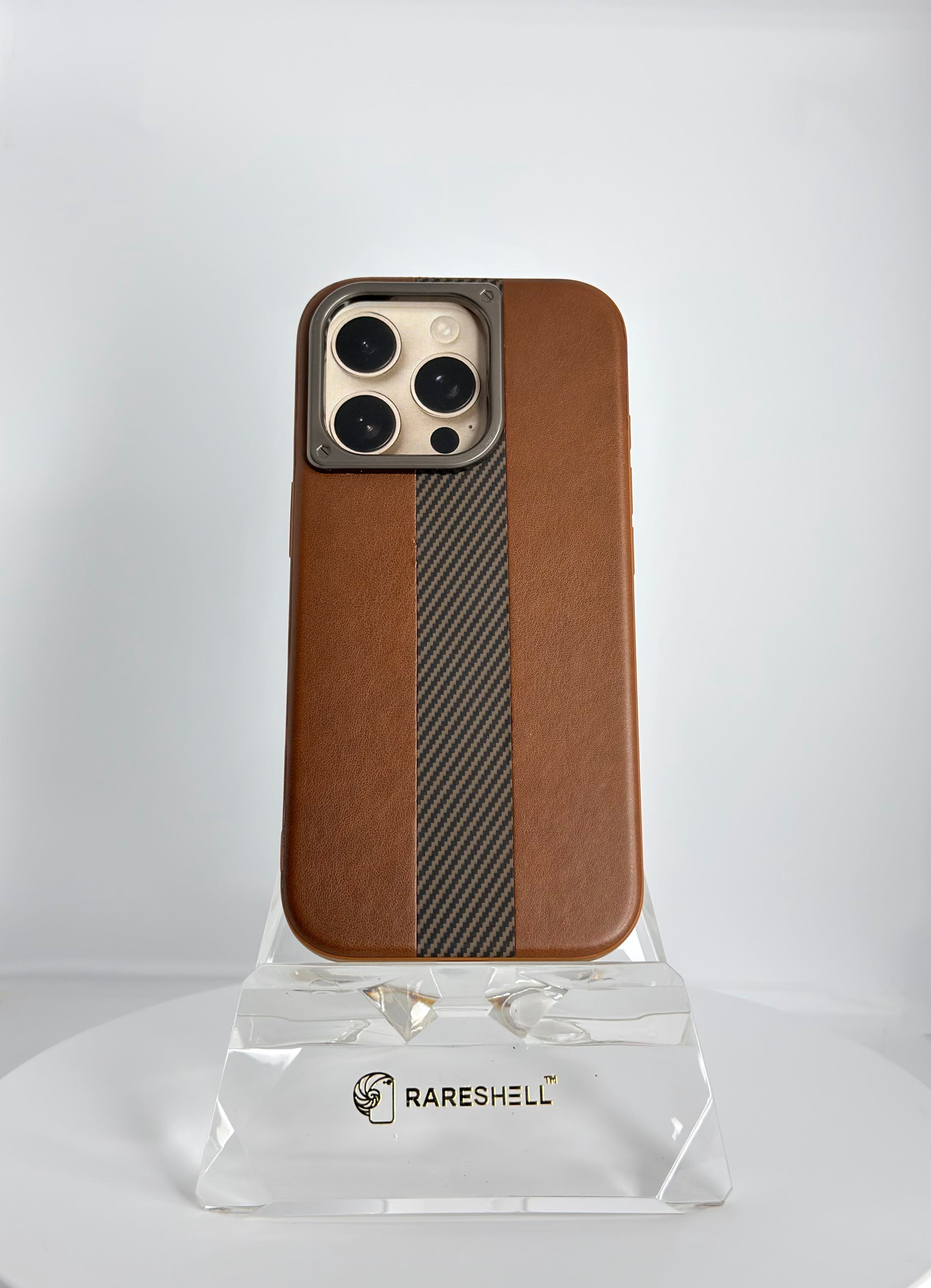 CarbonStripe Grip MagSafe Case – iPhone 16 Pro