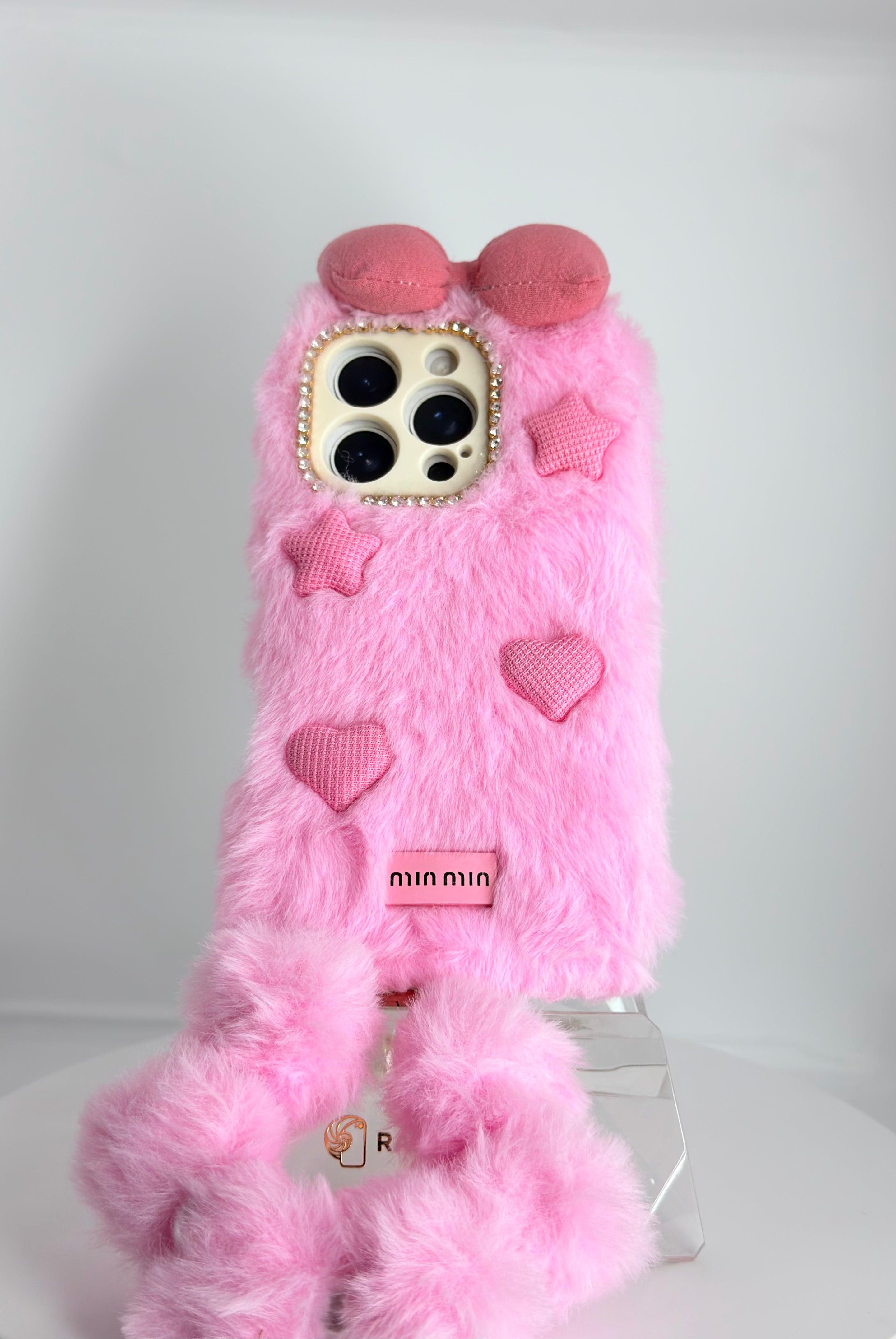 Plush Nova Charm Case – iPhone 16 Pro