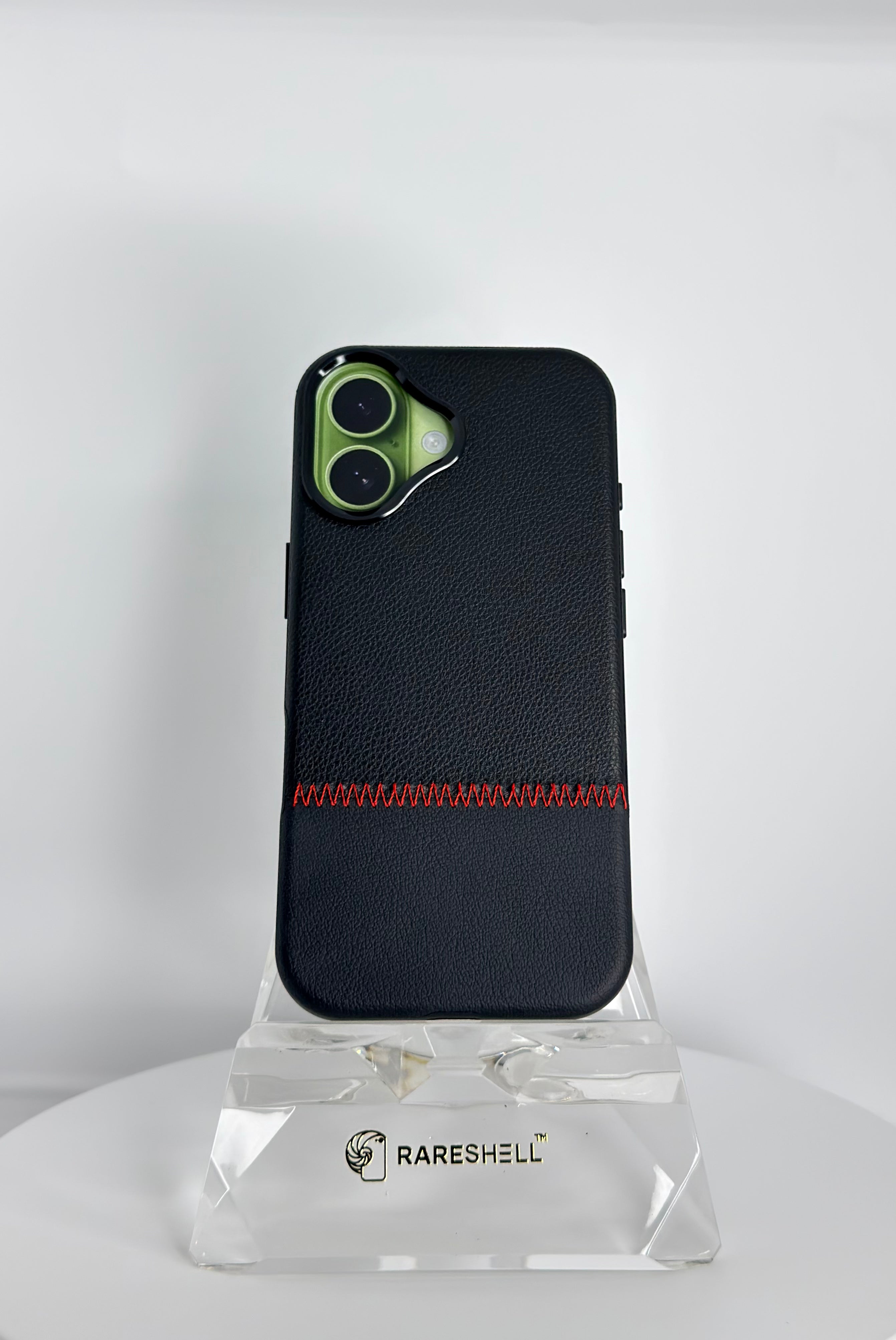 StitchTone Leather MagSafe Case – iPhone 17